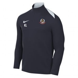 Nike Academy Pro 24 Dri-FIT Drill Top - OBSIDIAN/OBSIDIAN/WHITE/WHITE