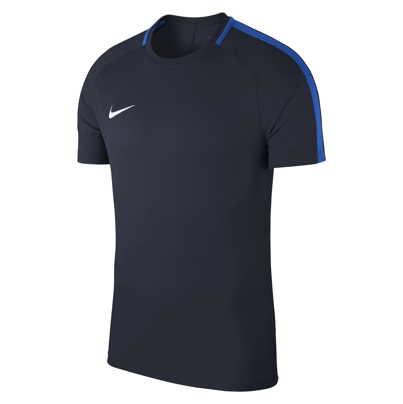 Nike Academy 18 Short Sleeve Top (M) Obsidian-Royal Blue-White