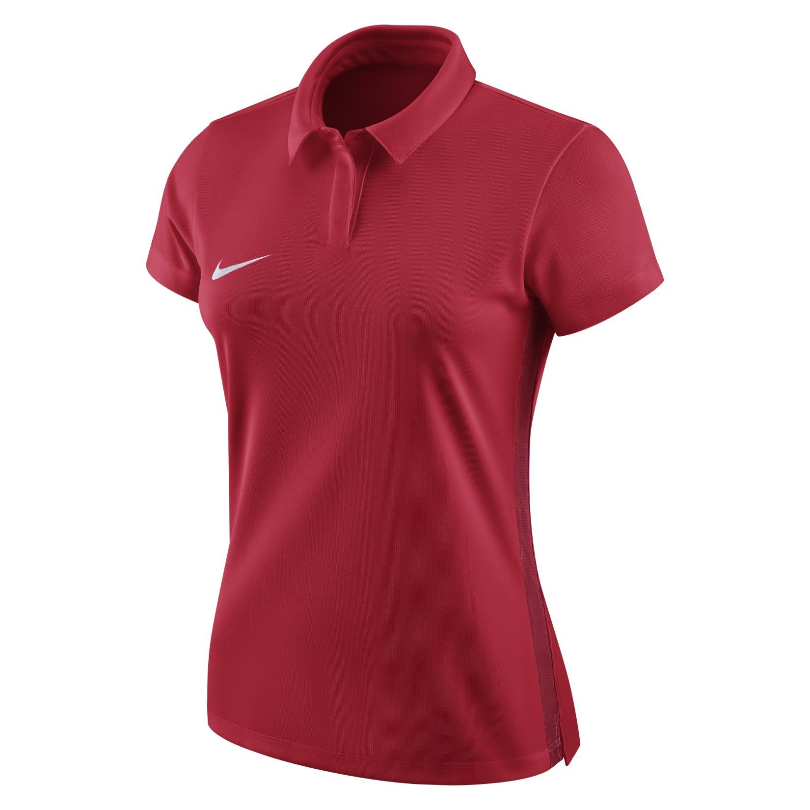Nike Womens Academy 18 Performance Polo (w) University Red-Gym Red-White