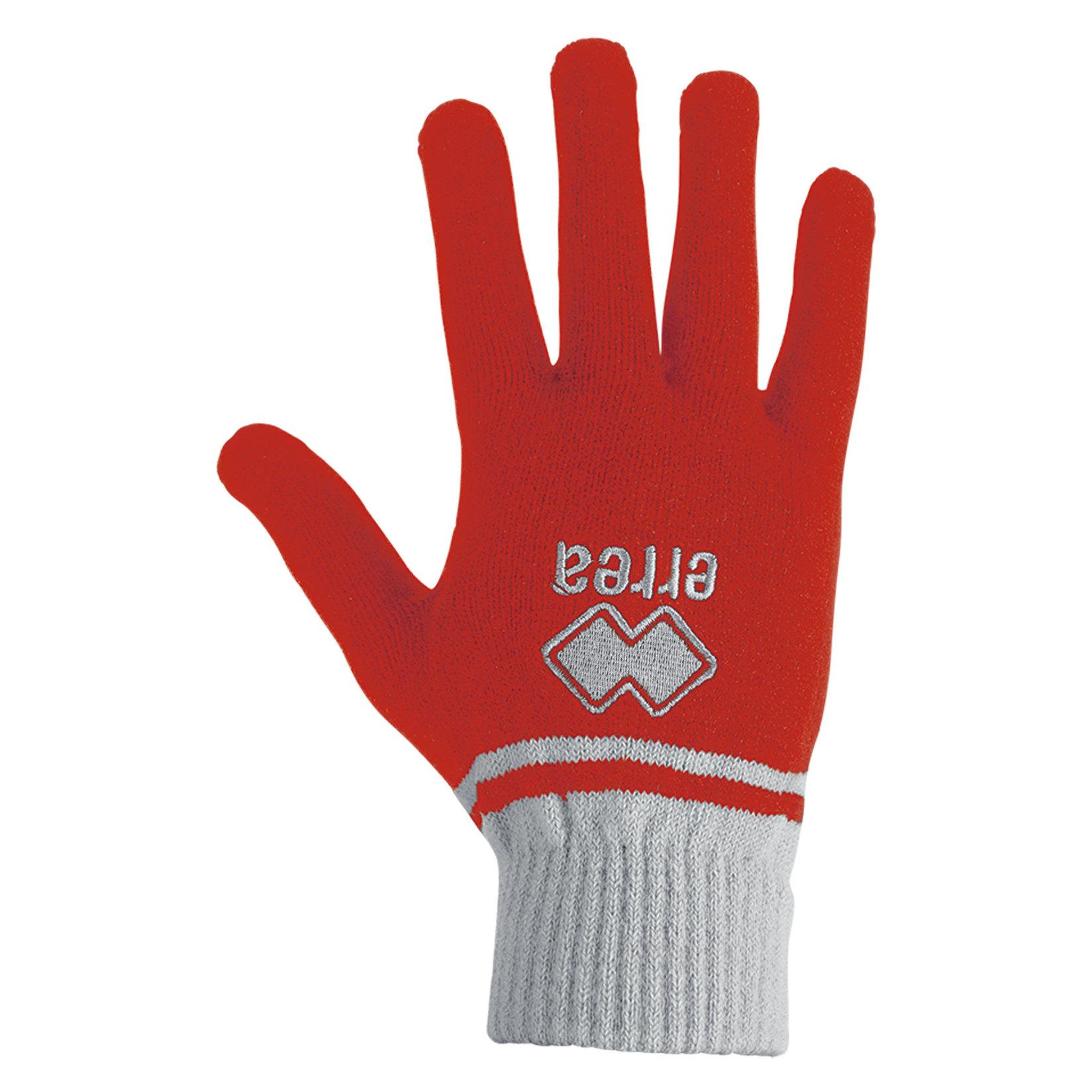 Errea Adults Jule Gloves Red Grey