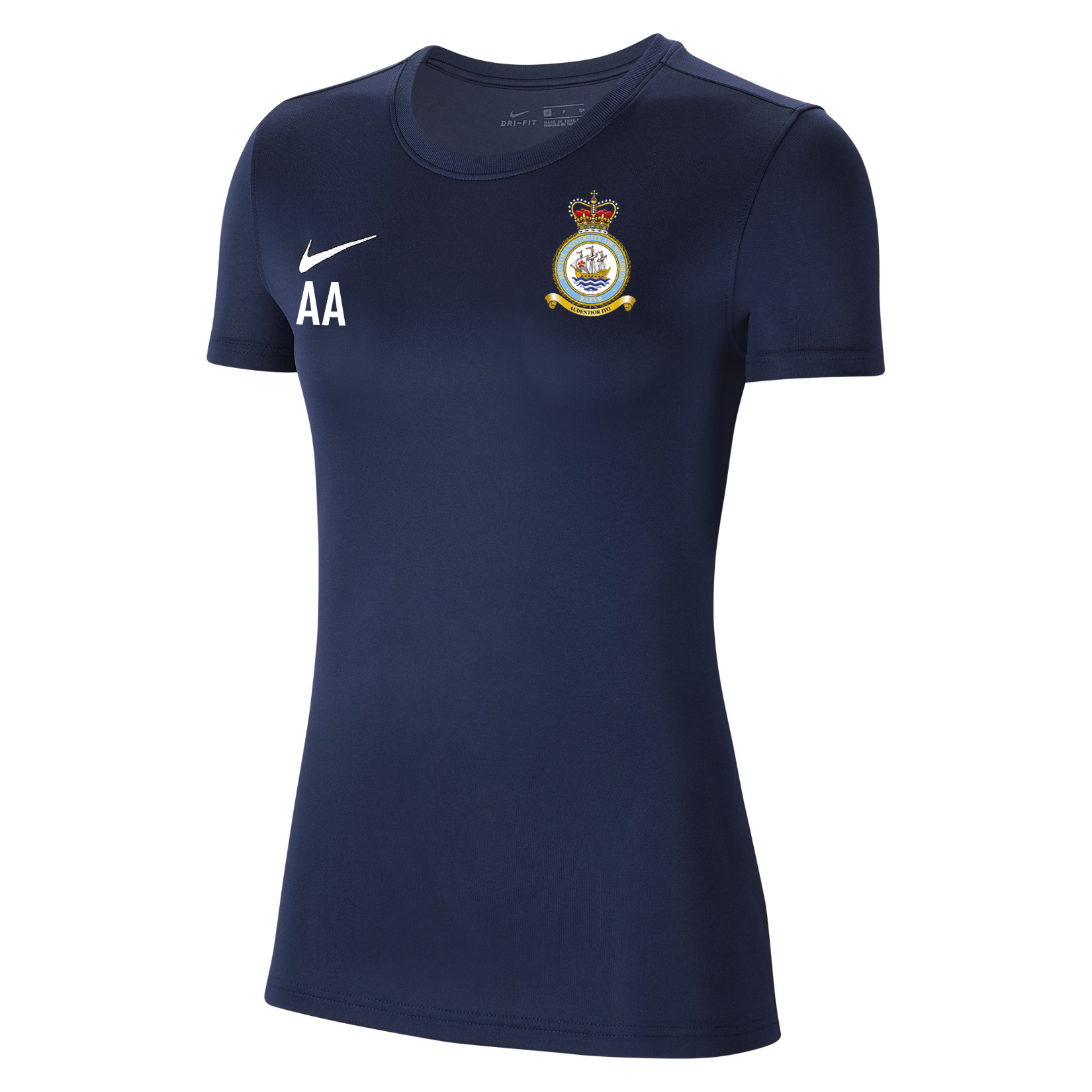 Nike Womens Park VII Dri-FIT Short Sleeve Shirt (W) Midnight Navy-White