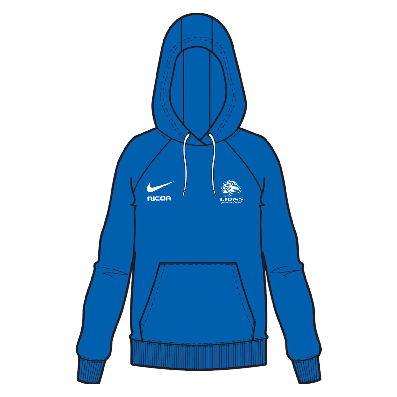 Nike Womens Team Club 20 Hoodie (W)