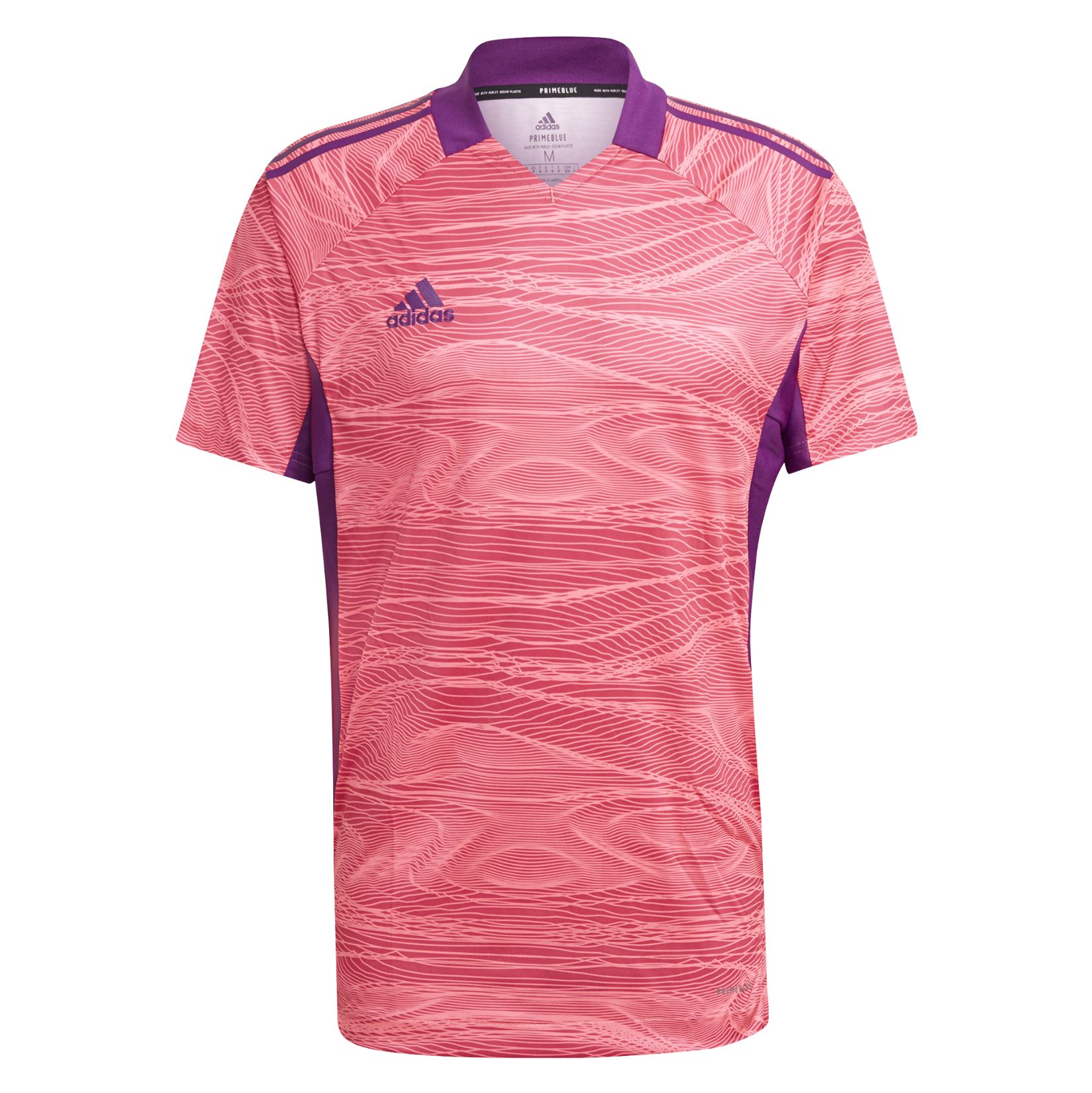 adidas Condivo 21 Short Sleeve Goalkeeper Jersey Solar Pink