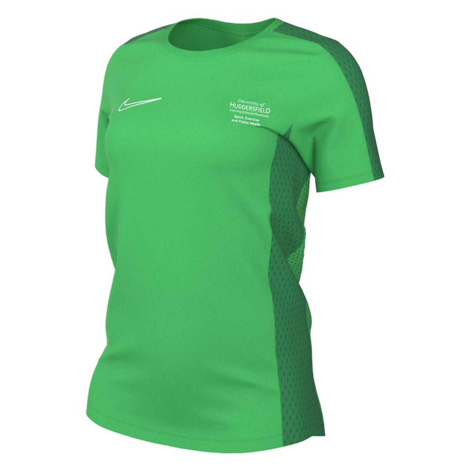 Nike Womens Academy 23 Short Sleeve Training Top (W) Green Spark-Lucky Green-White