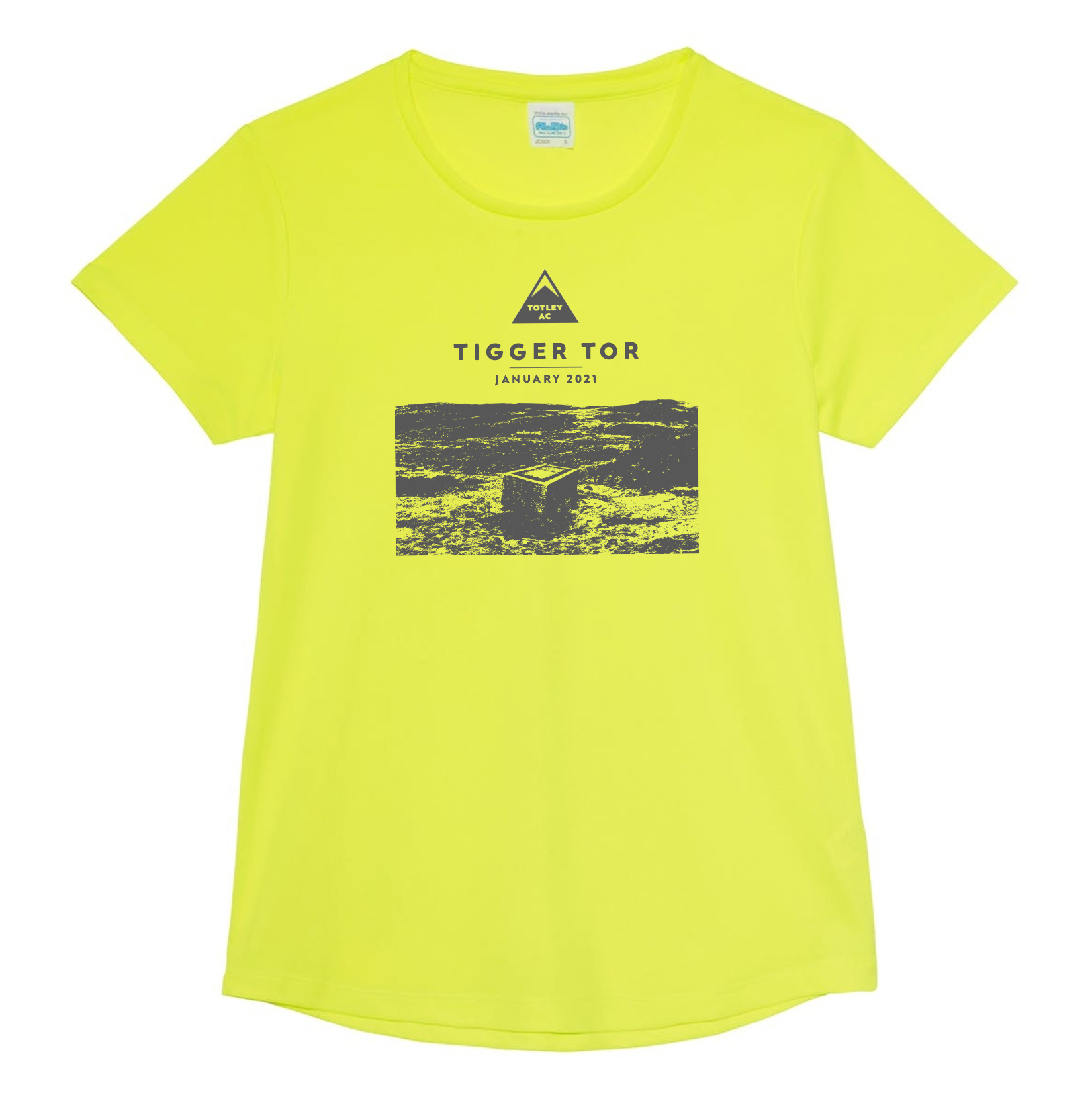 Womens Performance Cool Tee Electric Yellow