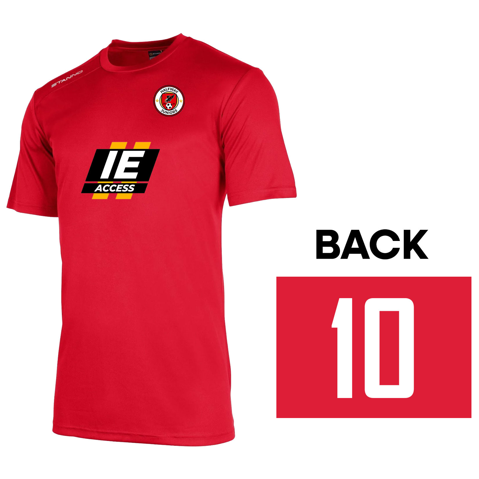 Stanno Field Short Sleeve Shirt Red