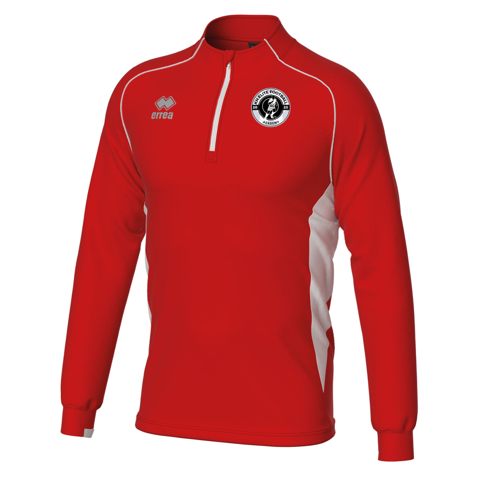 Errea Dynamic 1/4 Zip Sweatshirt - red/white