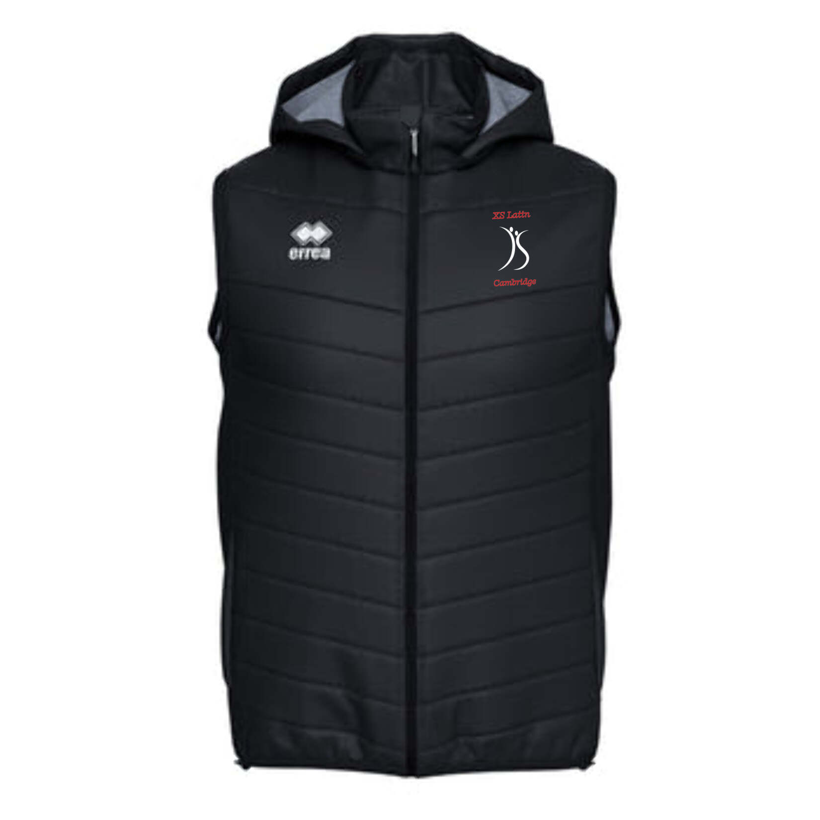 Errea Scozia Sleeveless Jacket - Black/White