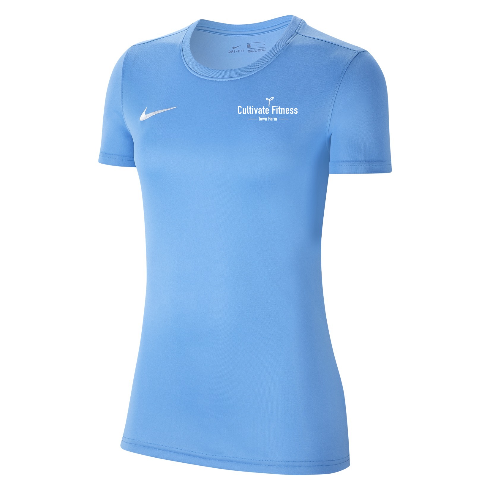 Nike Park VII Dri-FIT Womens Short Sleeve Shirt - University Blue/White