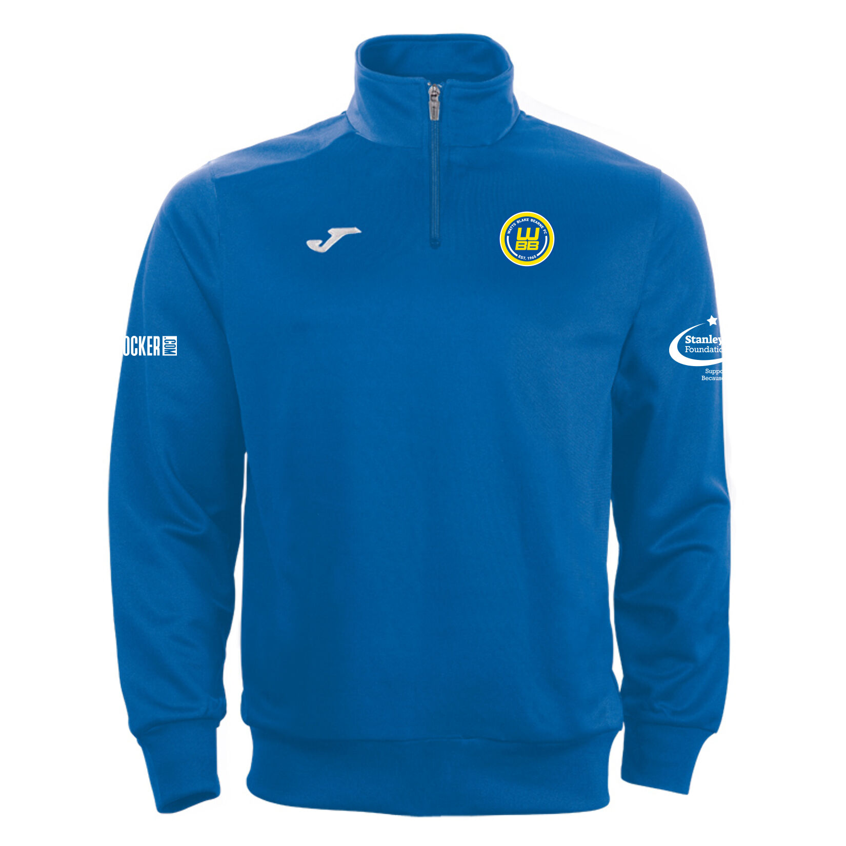 Joma Faraon 1/4 Zip Sweatshirt - Royal/White