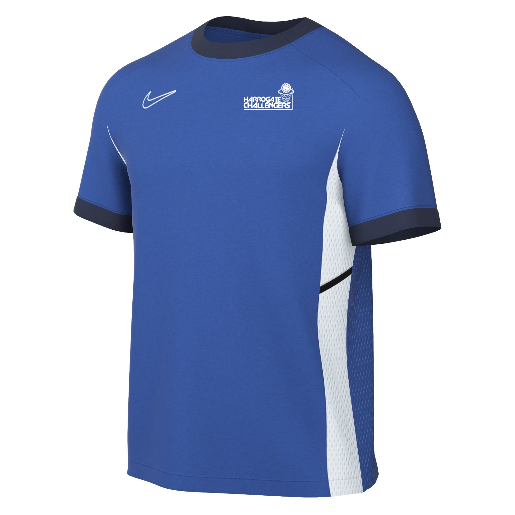 Nike Academy 25 Short-Sleeve Training Top - Royal Blue/Obsidian/White
