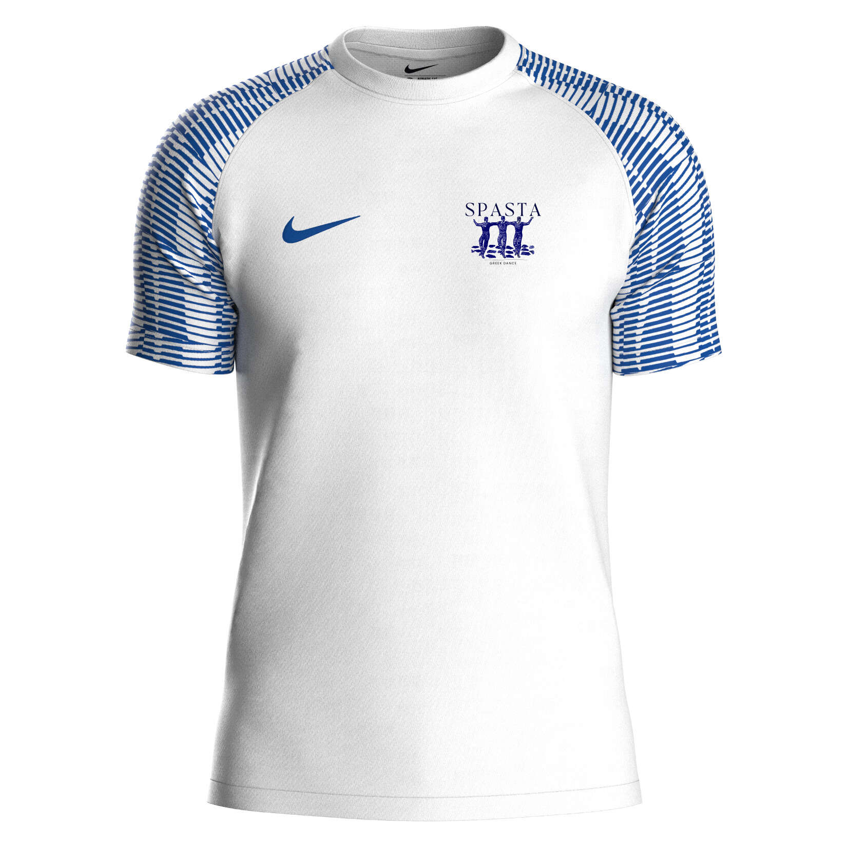 Nike Academy Short Sleeve Jersey - White/Royal Blue/Royal Blue