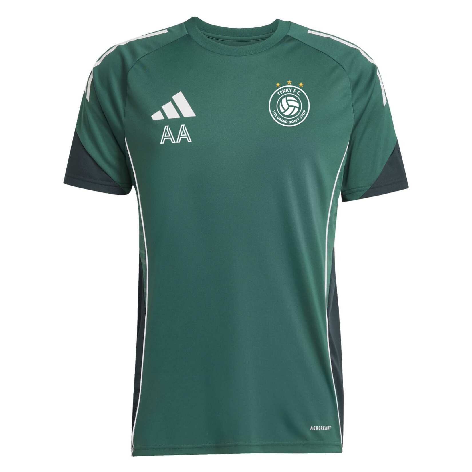 adidas Tiro 25 Competition Jersey - Team Dark Green/Shadow Green/White