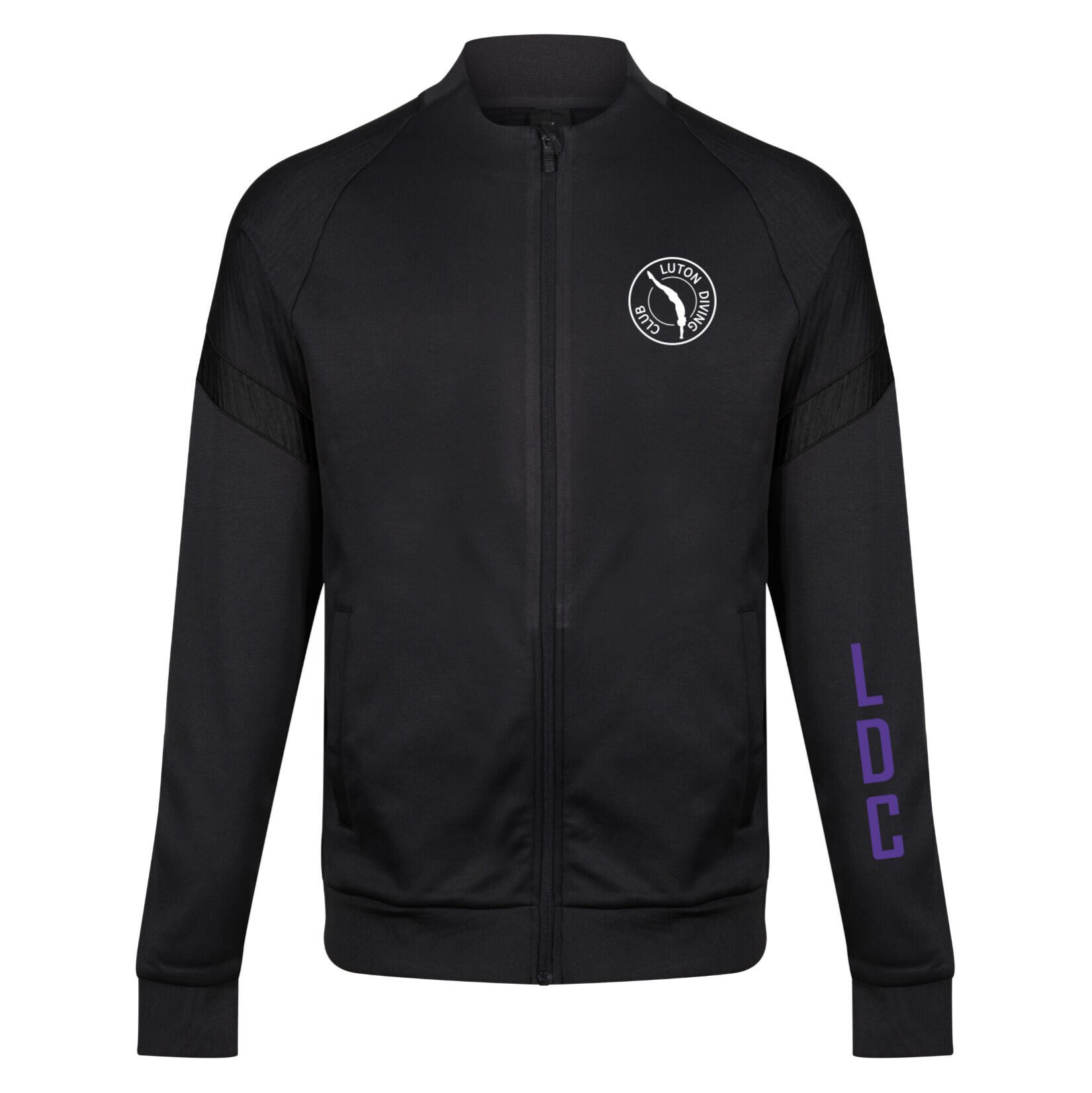 Classic Pro Full Zip Track Jacket - Black/Black