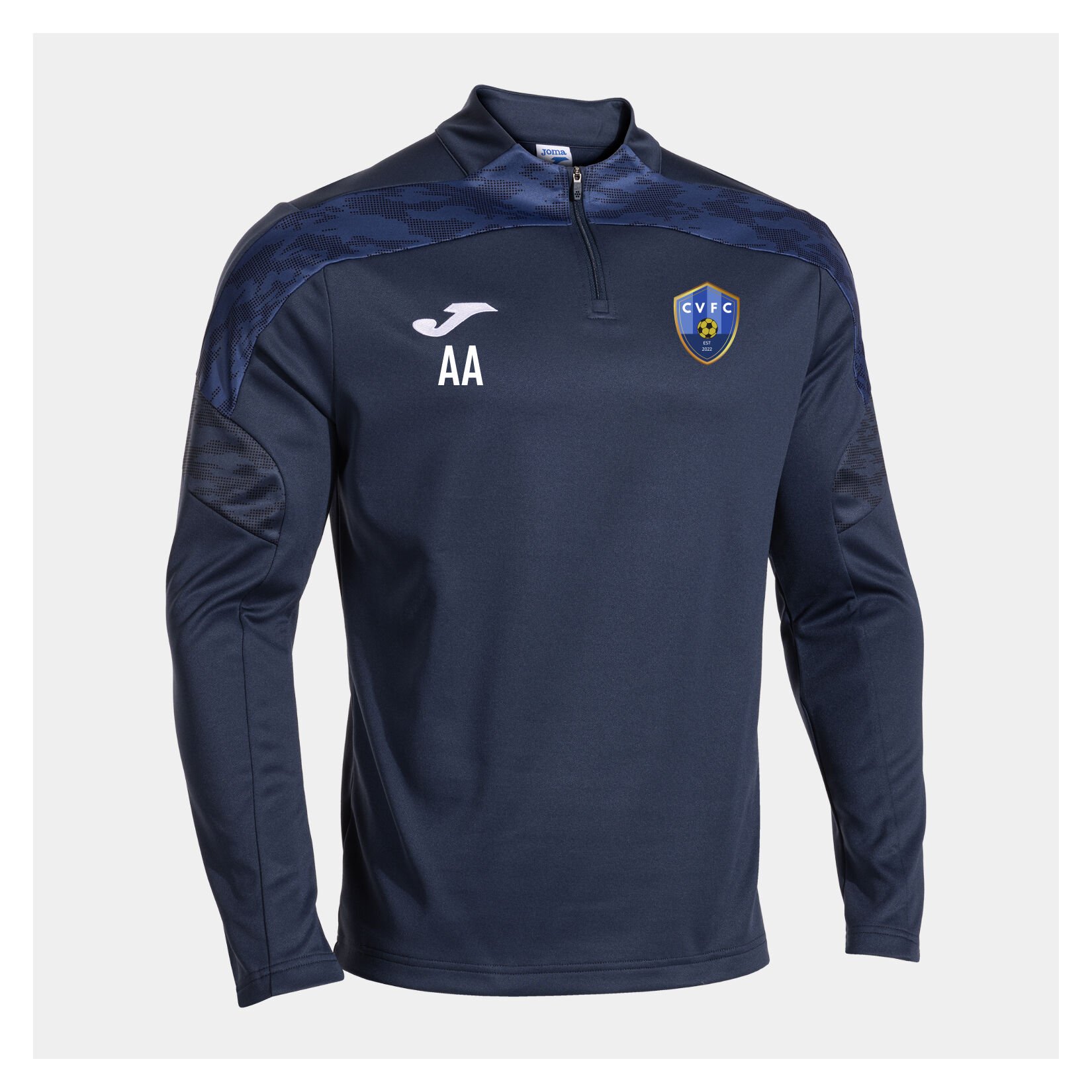 Joma Championship VIII 1/2 Zip Sweatshirt - Dark Navy/White