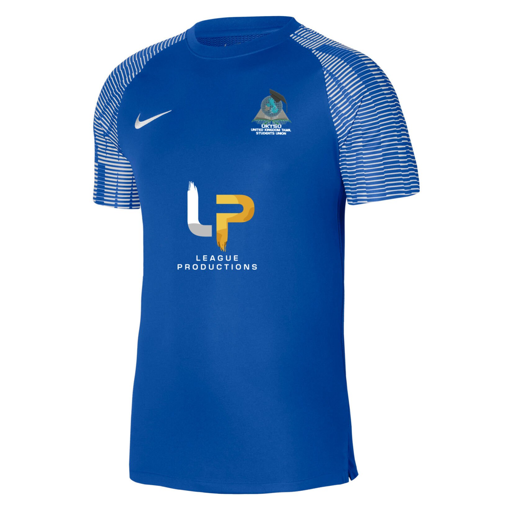 Nike Academy Short Sleeve Jersey - Royal Blue/White/White
