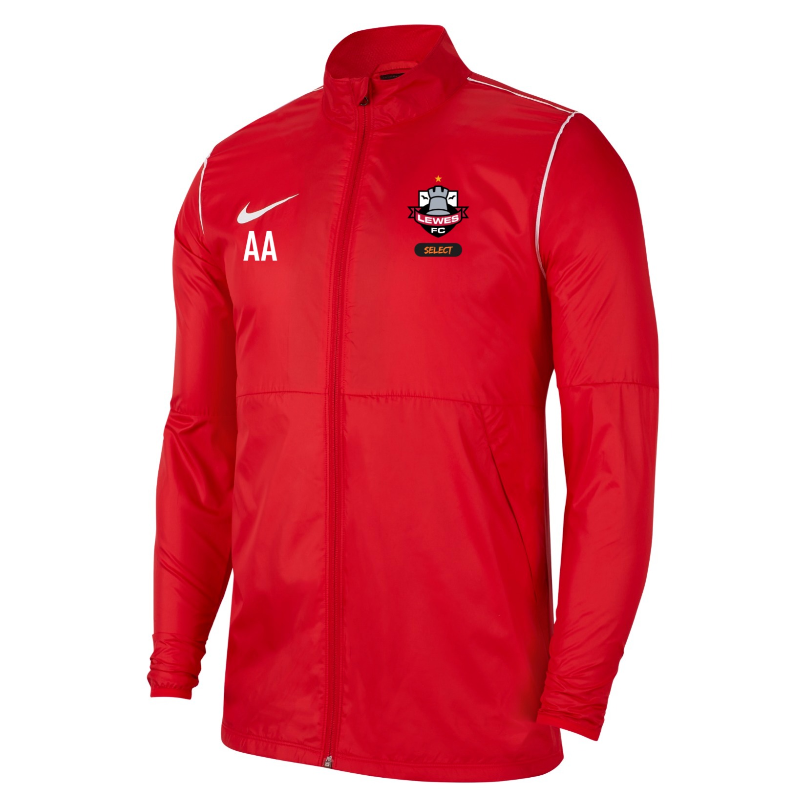 Nike Park 20 Repel Rain Jacket - University Red/White/White