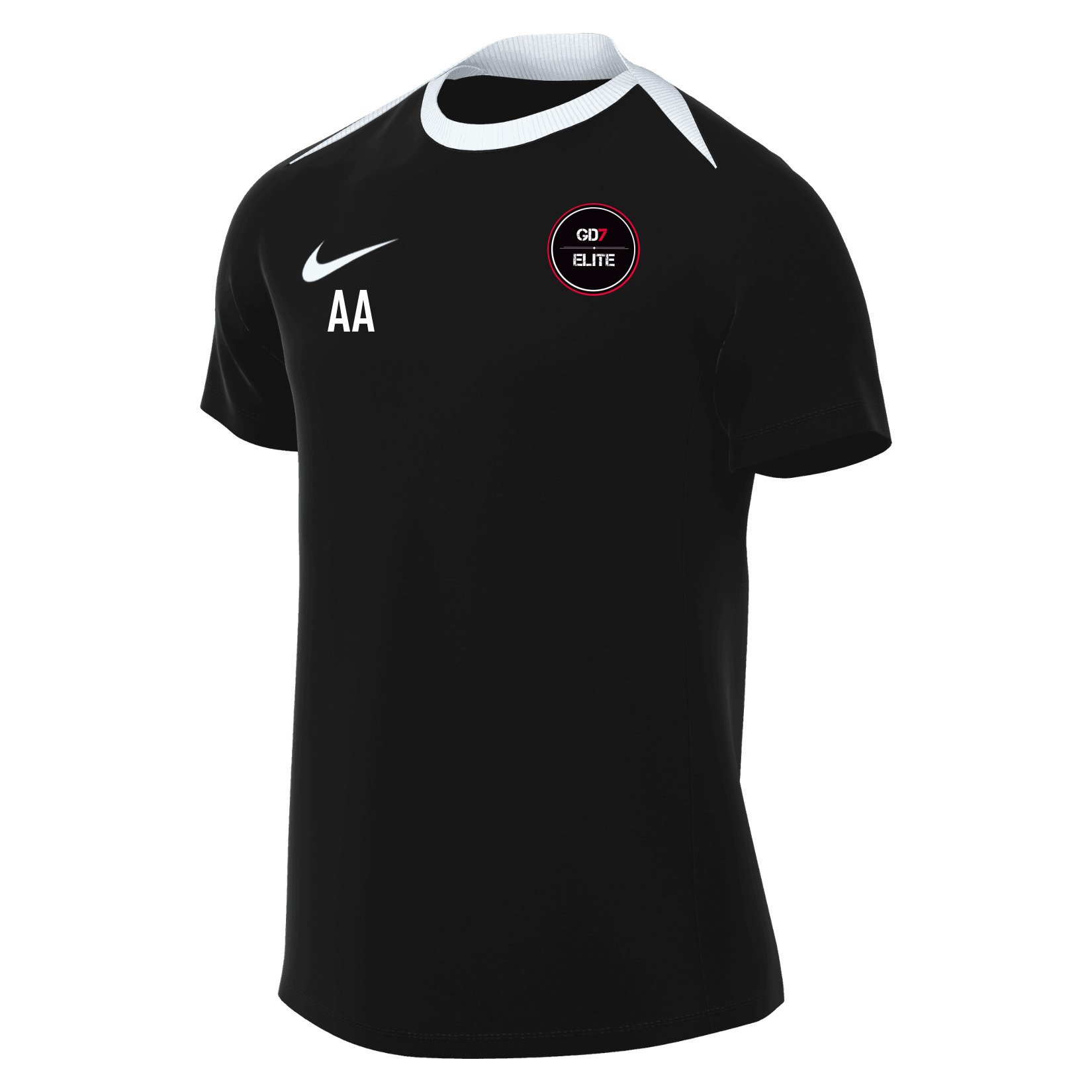 Nike Academy Pro 24 Dri-FIT Short Sleeve Top - Black/White/Black/White