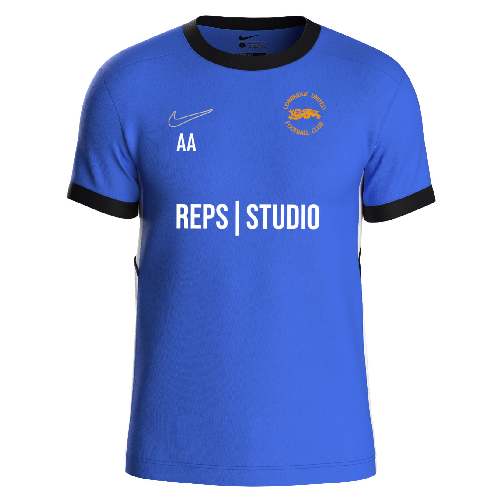 Nike Academy 25 Short-Sleeve Training Top - Royal Blue/Obsidian/White