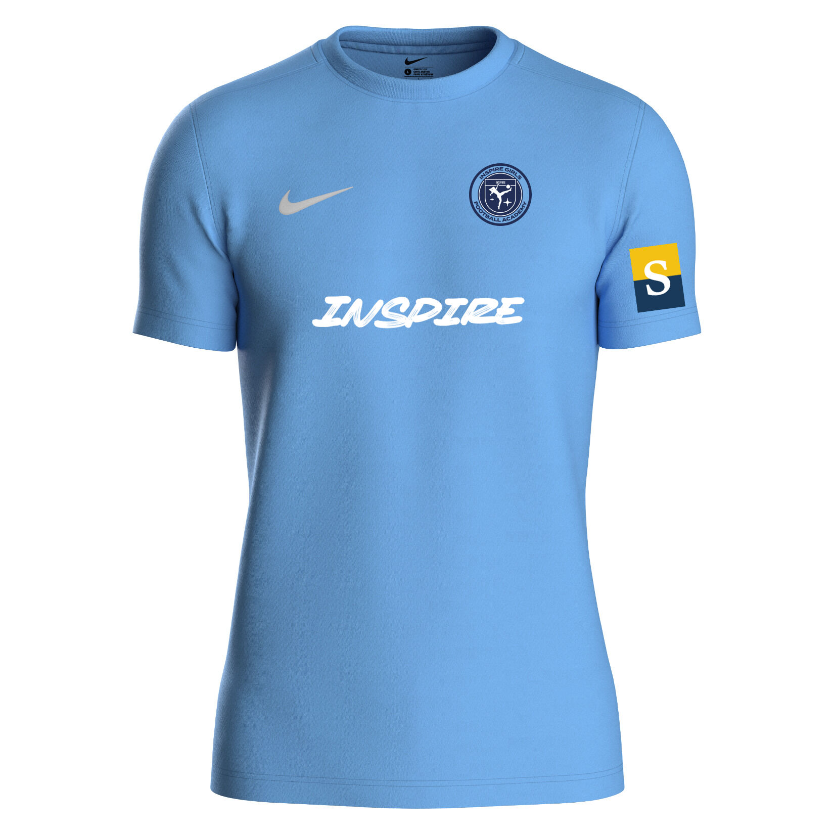 Nike Park VII Dri-FIT Short Sleeve Shirt - University Blue/White