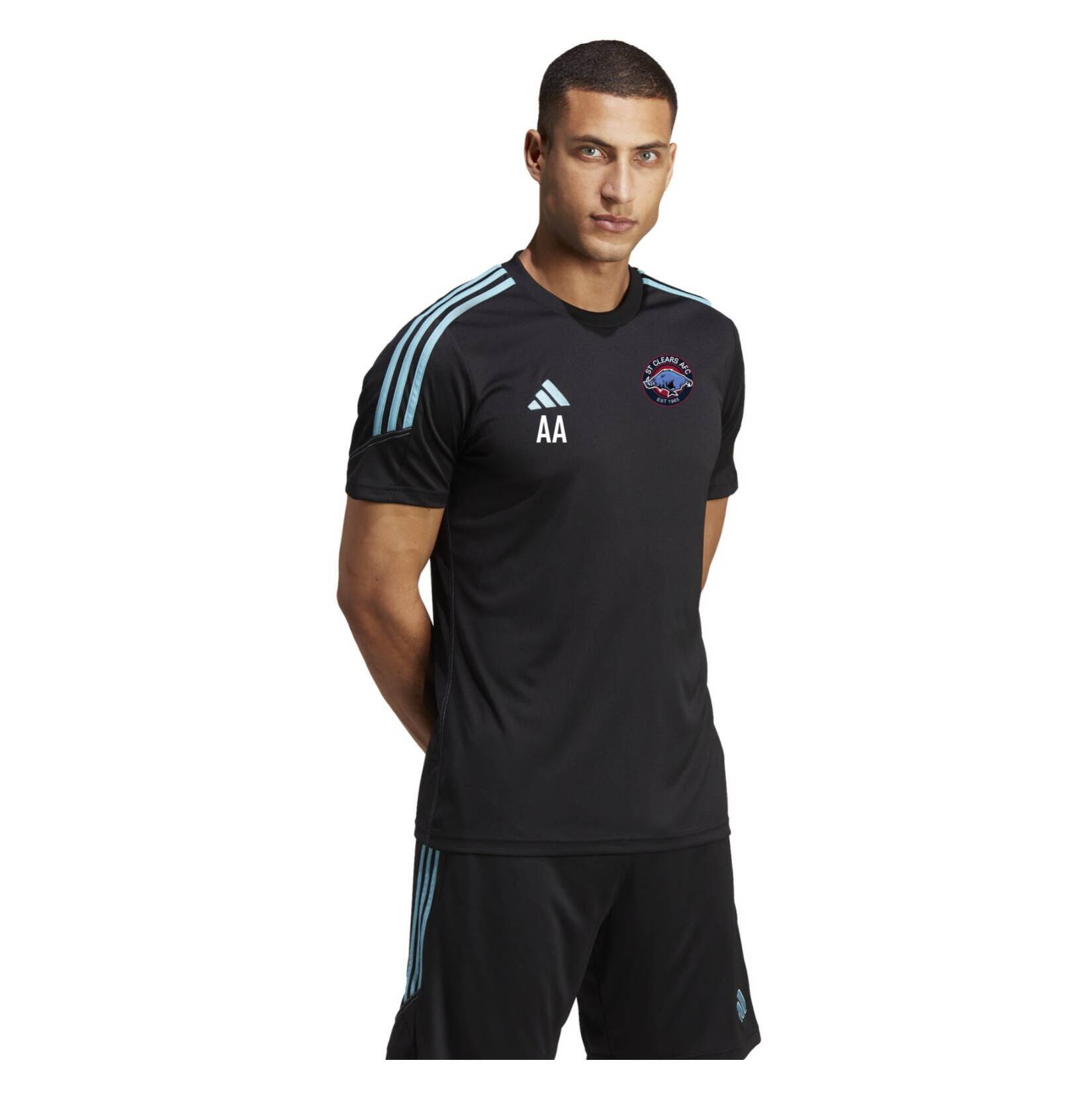 adidas Tiro 23 Club Training Jersey - Black/Preloved Blue