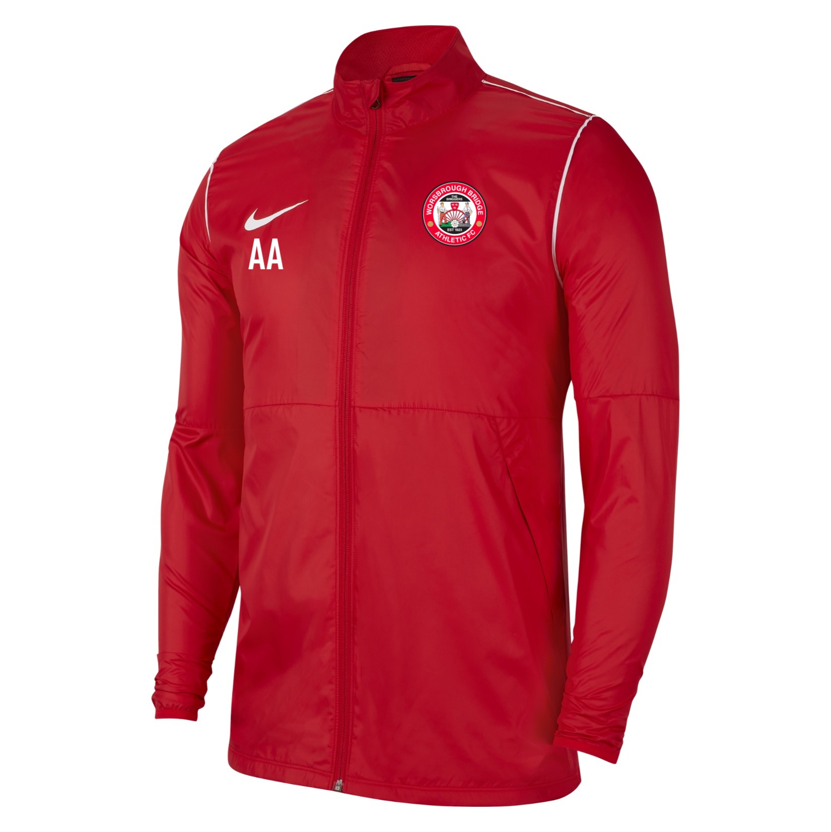 Nike Park 20 Repel Rain Jacket - University Red/White/White