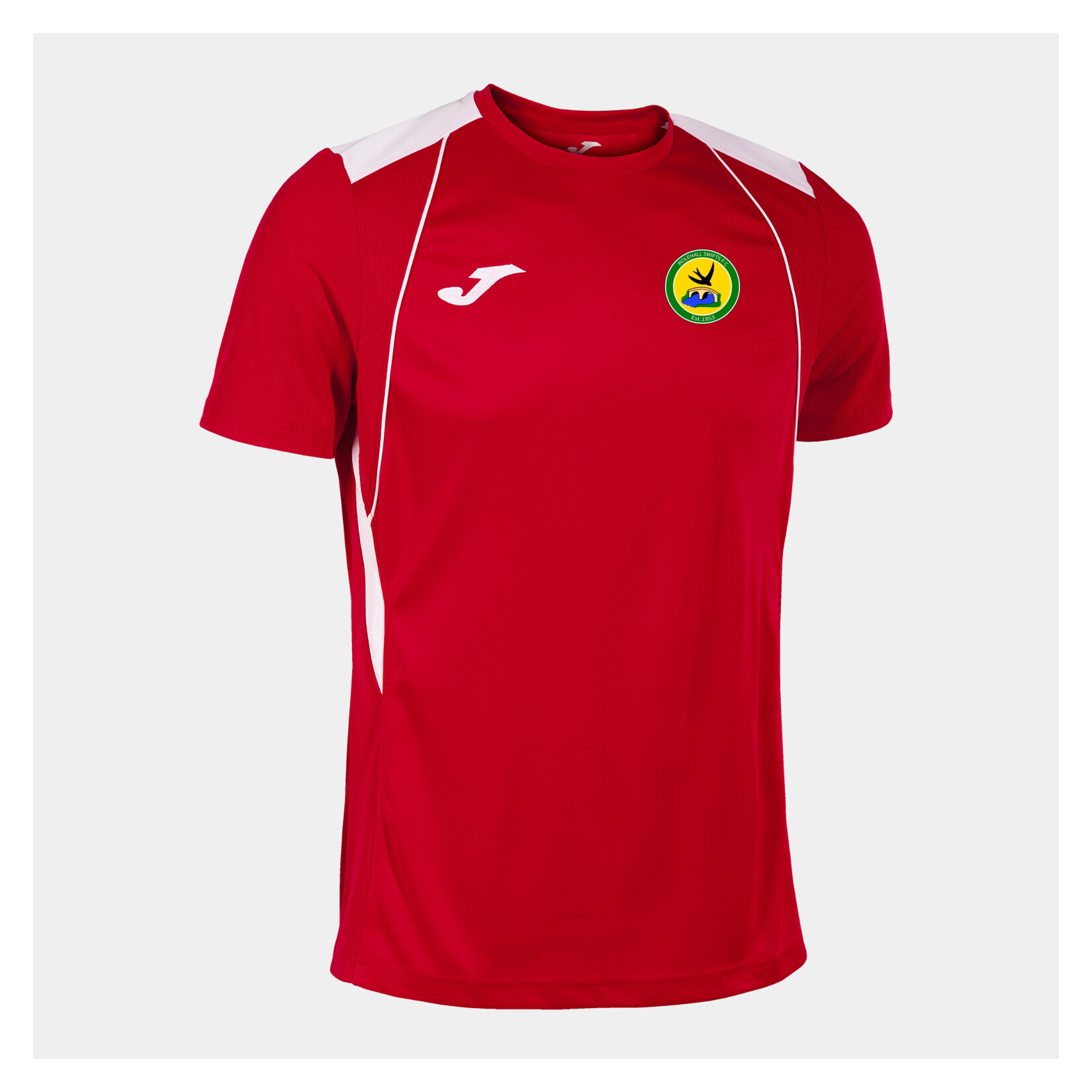 Joma CHAMPIONSHIP VII SHORT SLEEVE SHIRT - RED/WHITE