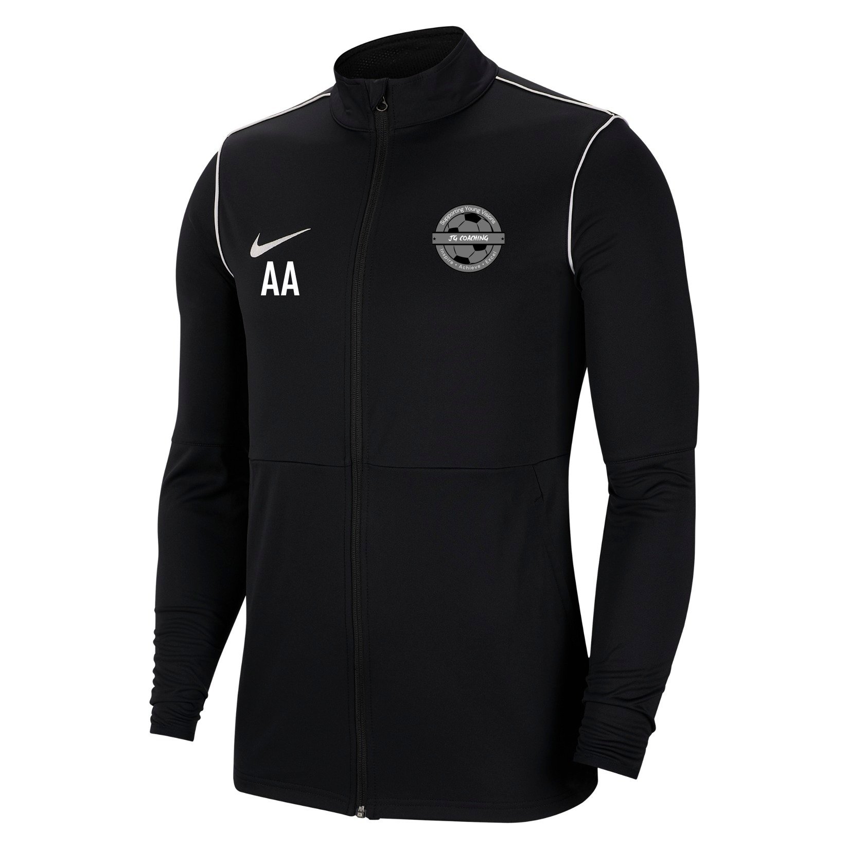 Nike Dri-FIT Park 20 Knitted Track Jacket - Black/White/White