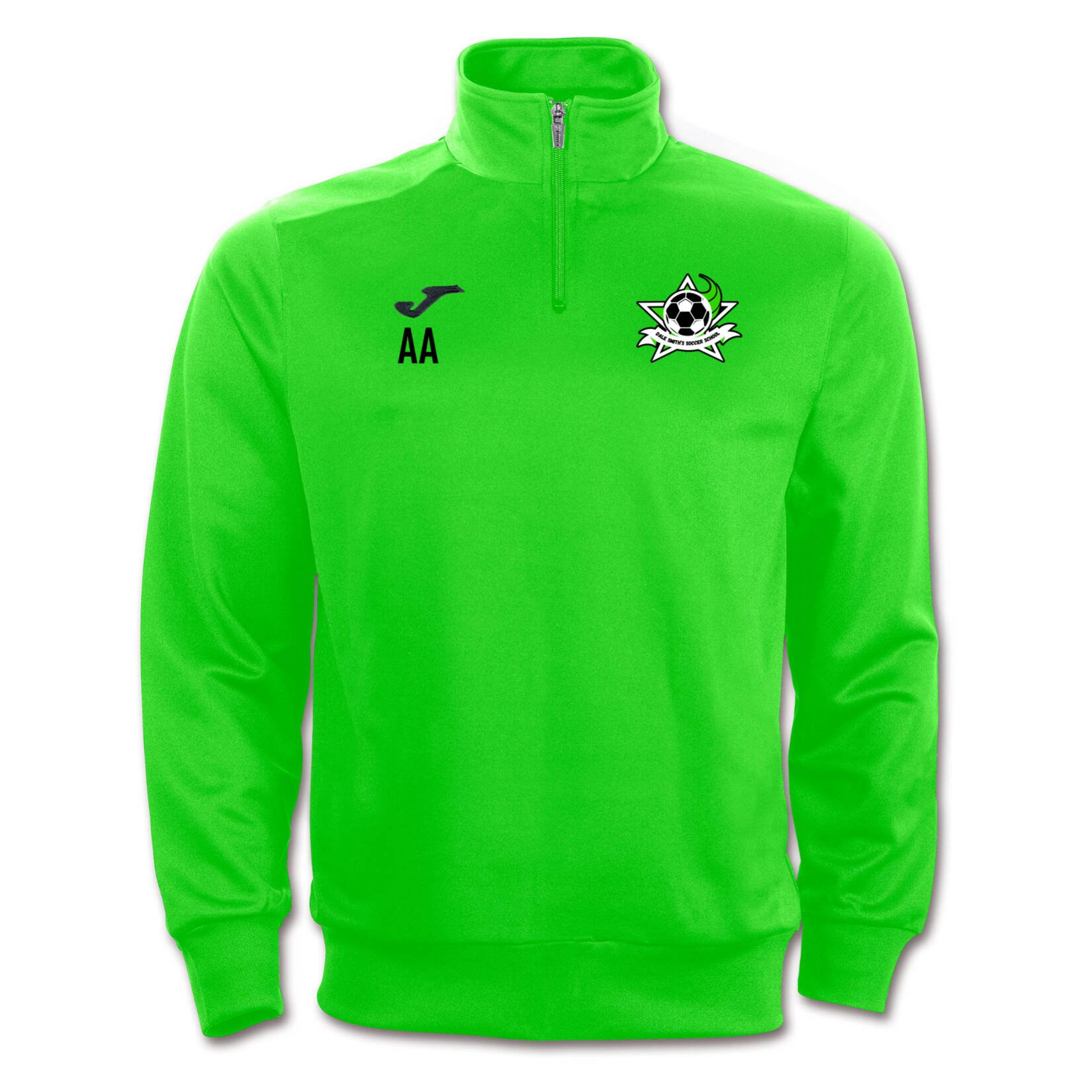 Joma Faraon 1/4 Zip Sweatshirt - Fluo Green