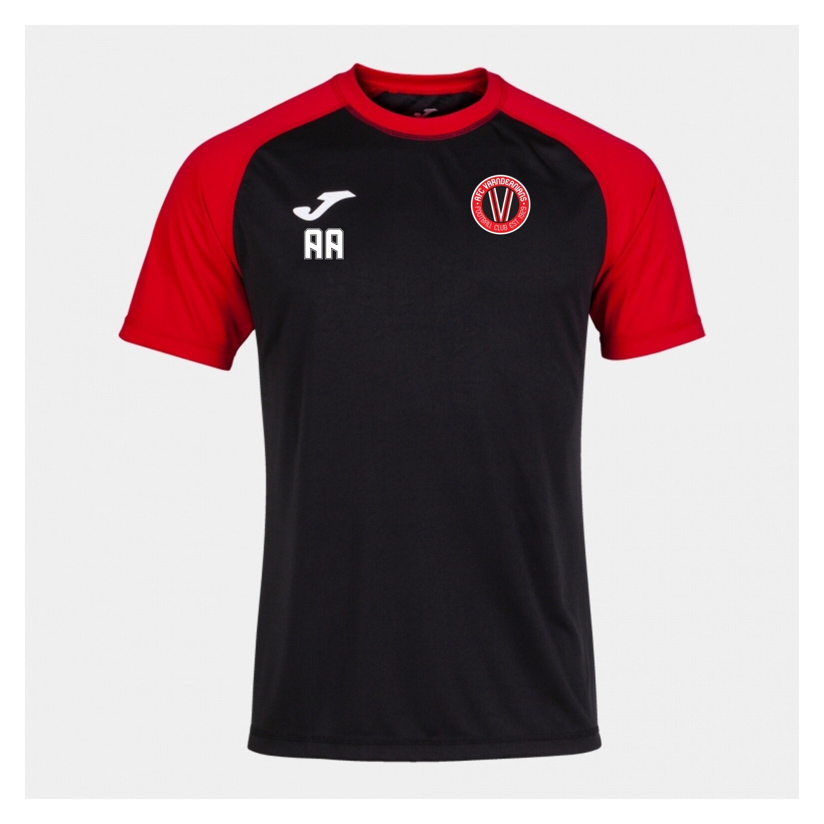 Joma Teamwork Short Sleeve Jersey - Black/Red