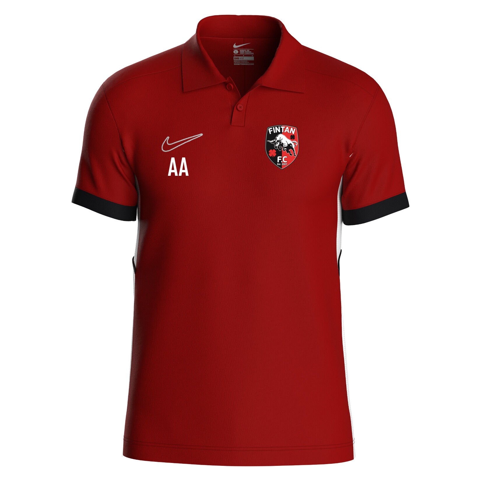 Nike Dri-FIT Academy 25 Polo - University Red/Gym Red/White