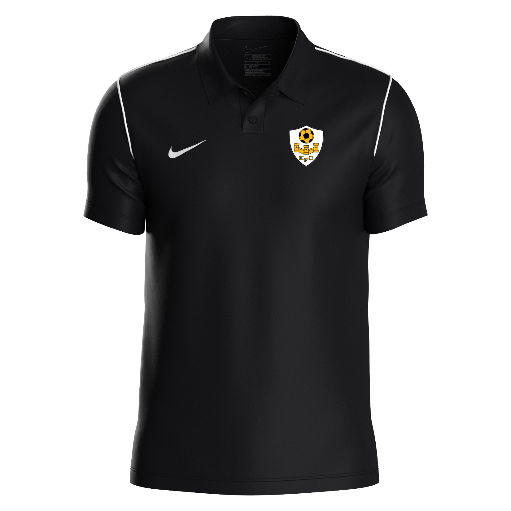 Nike Dri-FIT Park 20 Polo - Black/White/White