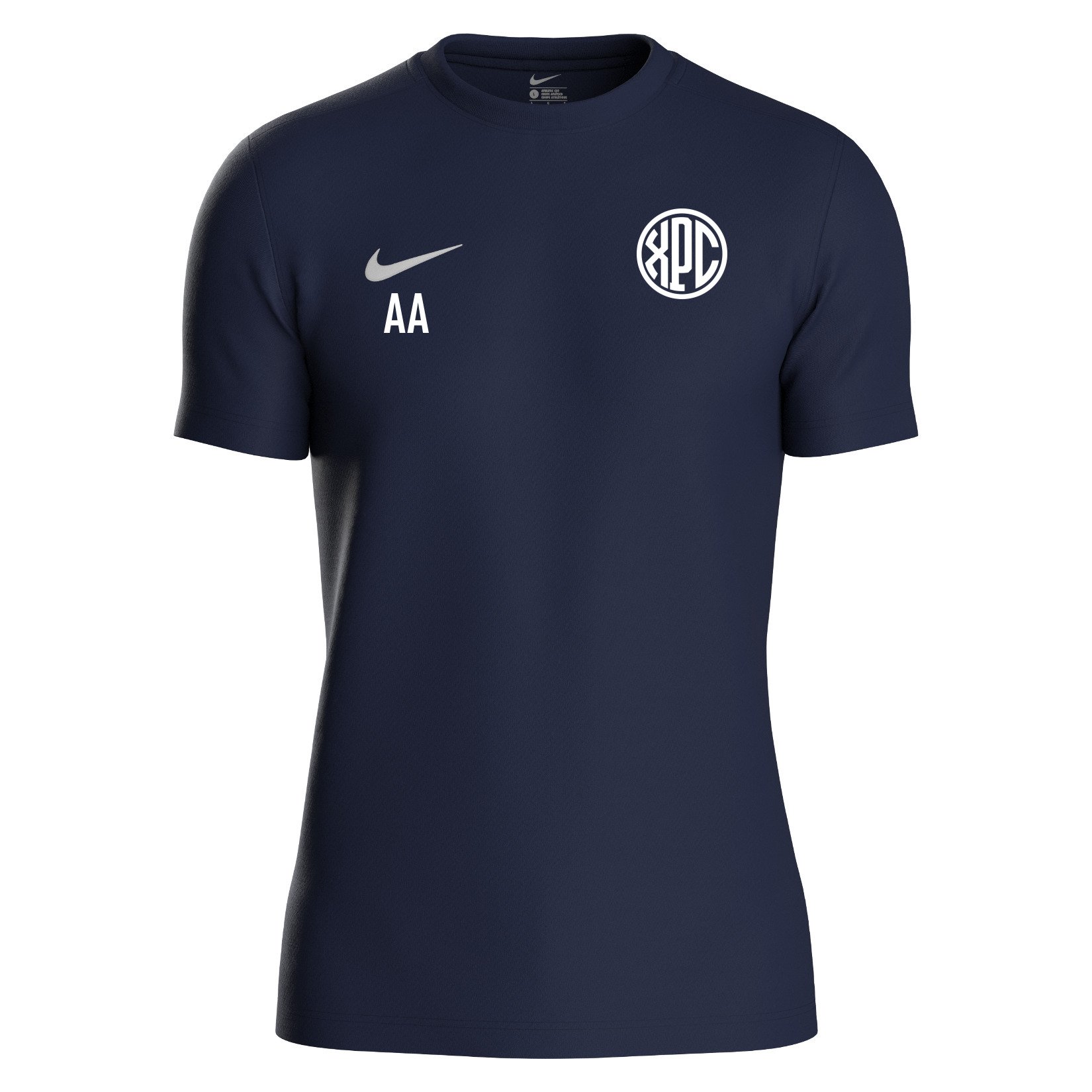 Nike Park VII Dri-FIT Short Sleeve Shirt - Midnight Navy/White