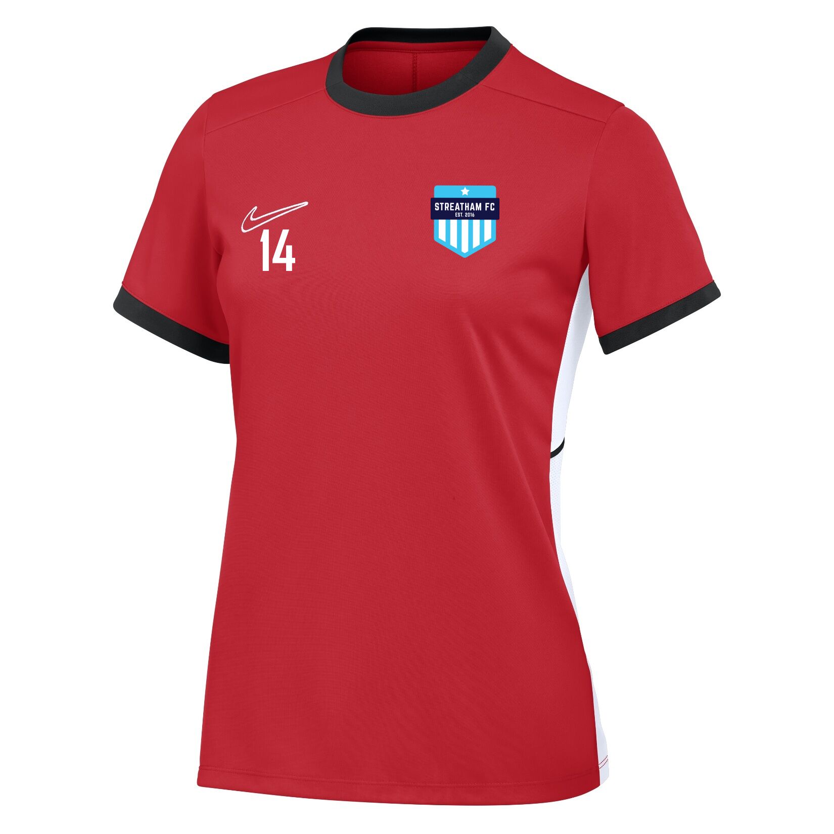 Nike Academy 25 Short-Sleeve Training Top (W) - University Red/Gym Red/White