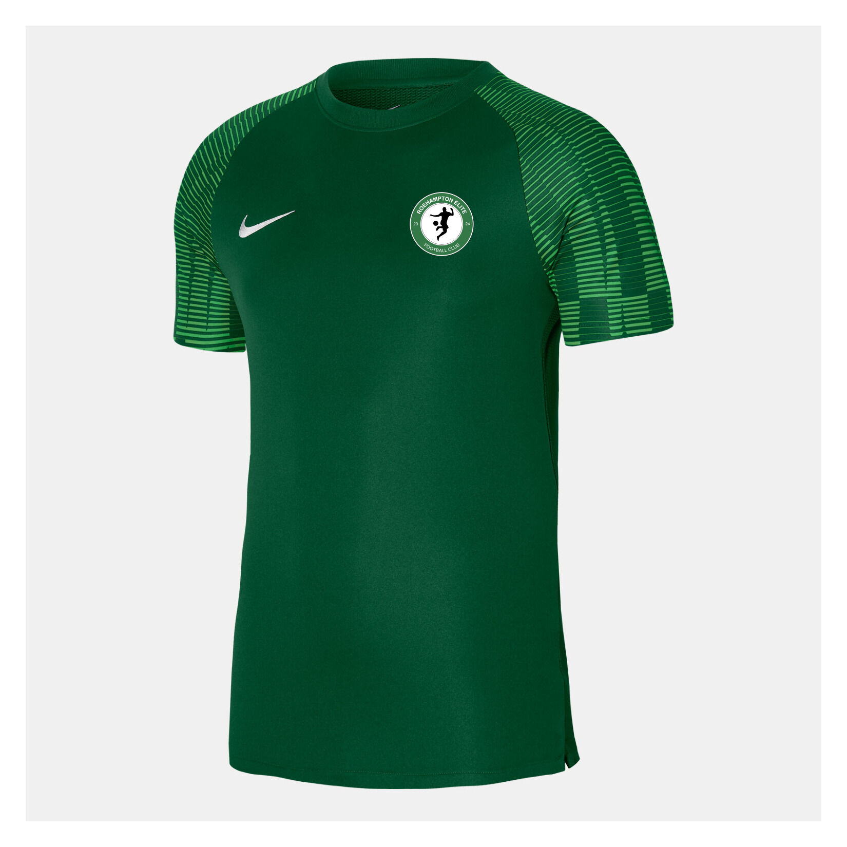Nike Academy Short Sleeve Jersey - Pine Green/Hyper Verde/White