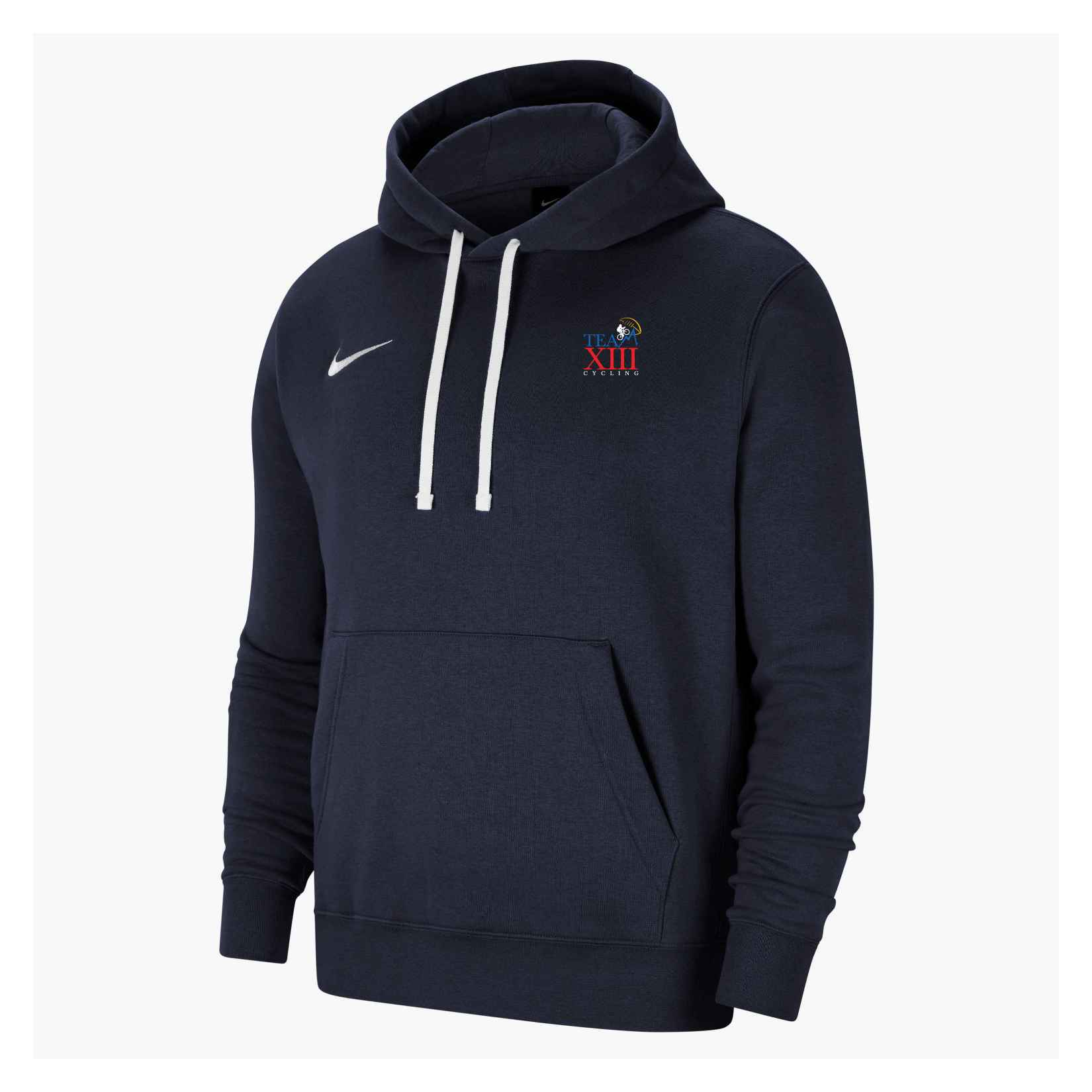 Nike Team Club 20 Fleece Hoodie (M) - Obsidian/White/White