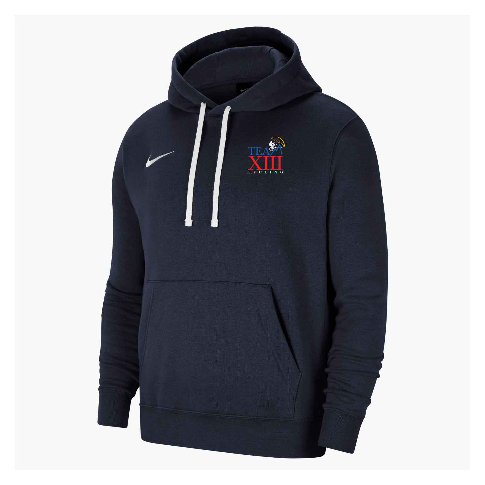 Nike Team Club 20 Fleece Hoodie (M) - Obsidian/White/White