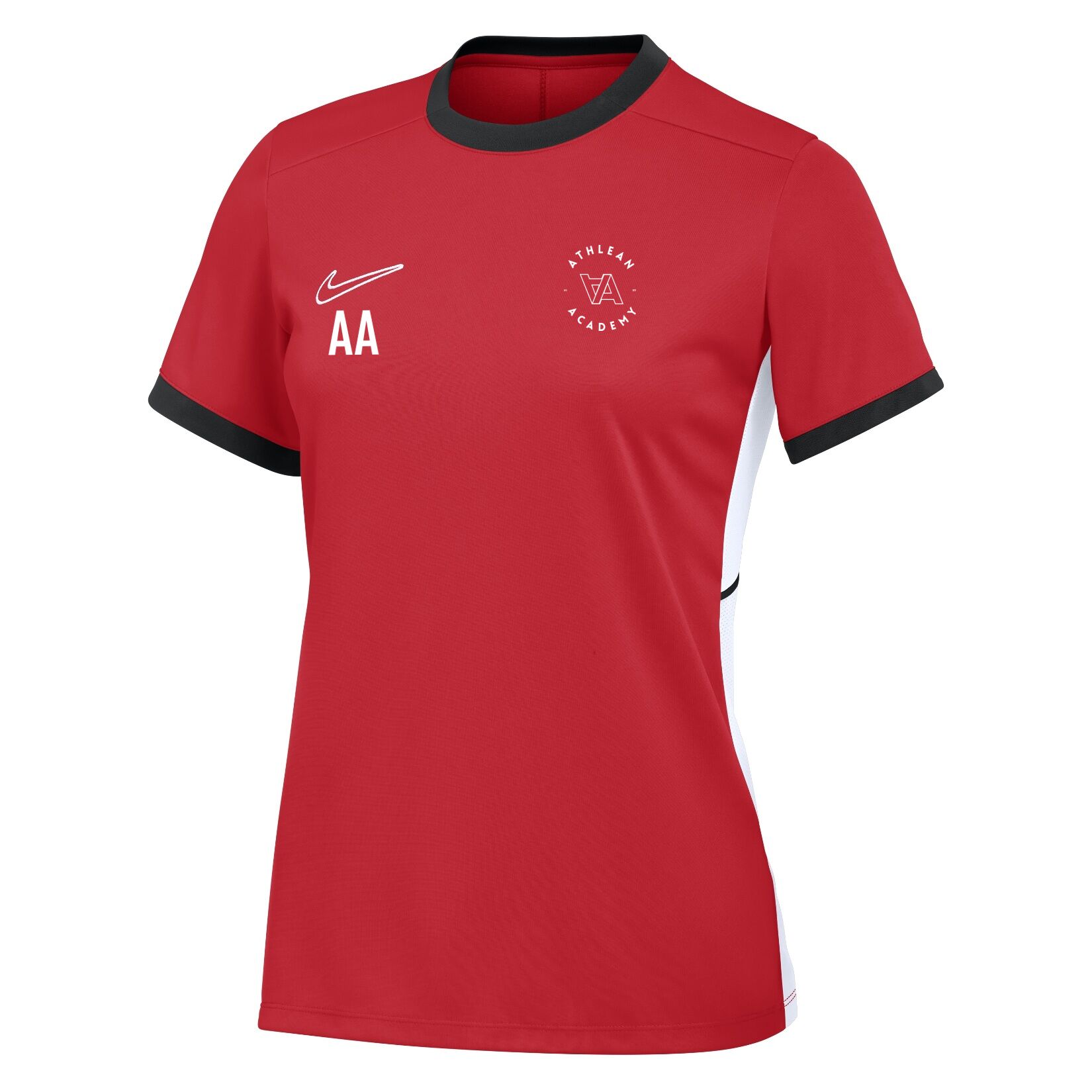 Nike Academy 25 Short-Sleeve Training Top (W) - University Red/Gym Red/White