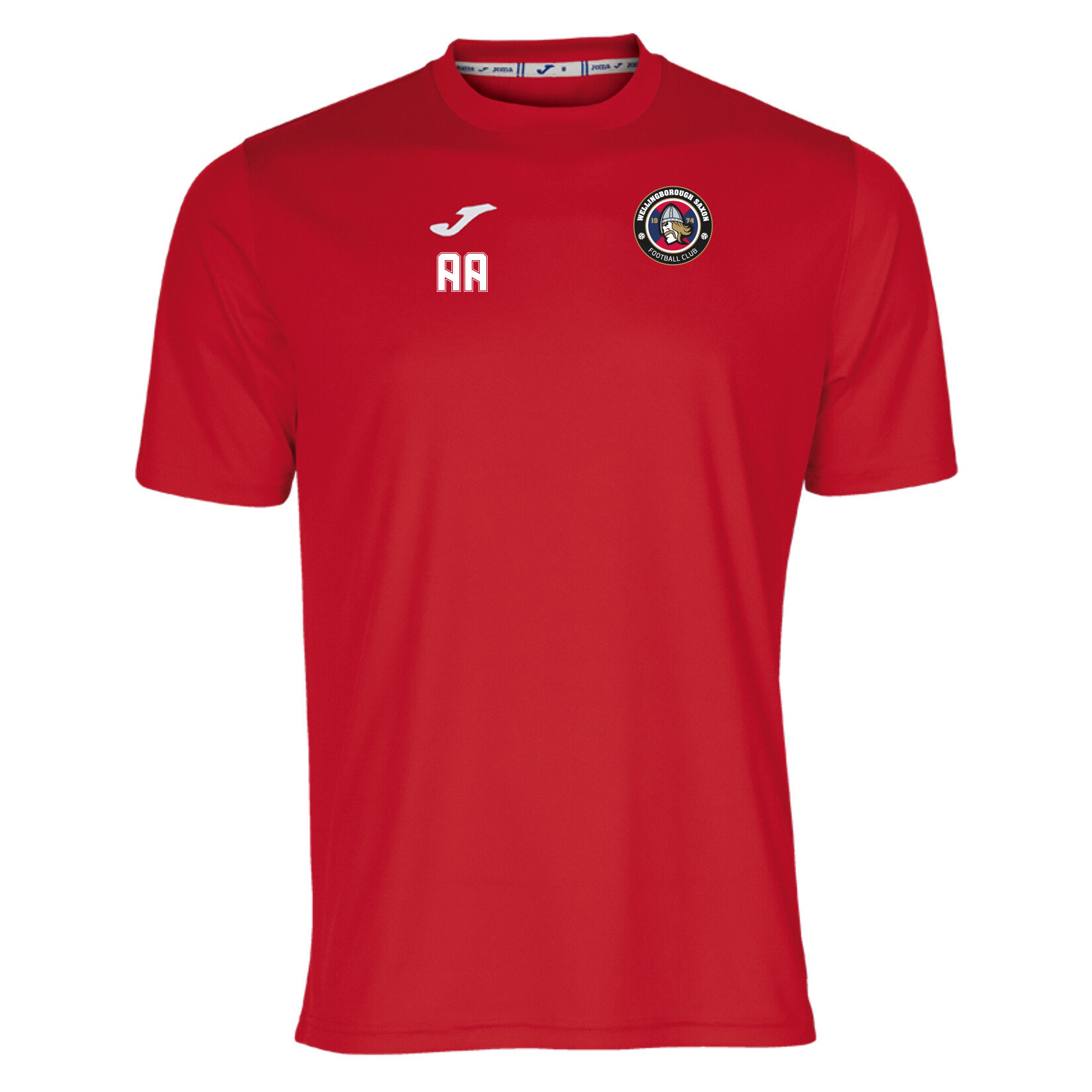 Joma Combi Short Sleeve Mens Performance Shirt - Red