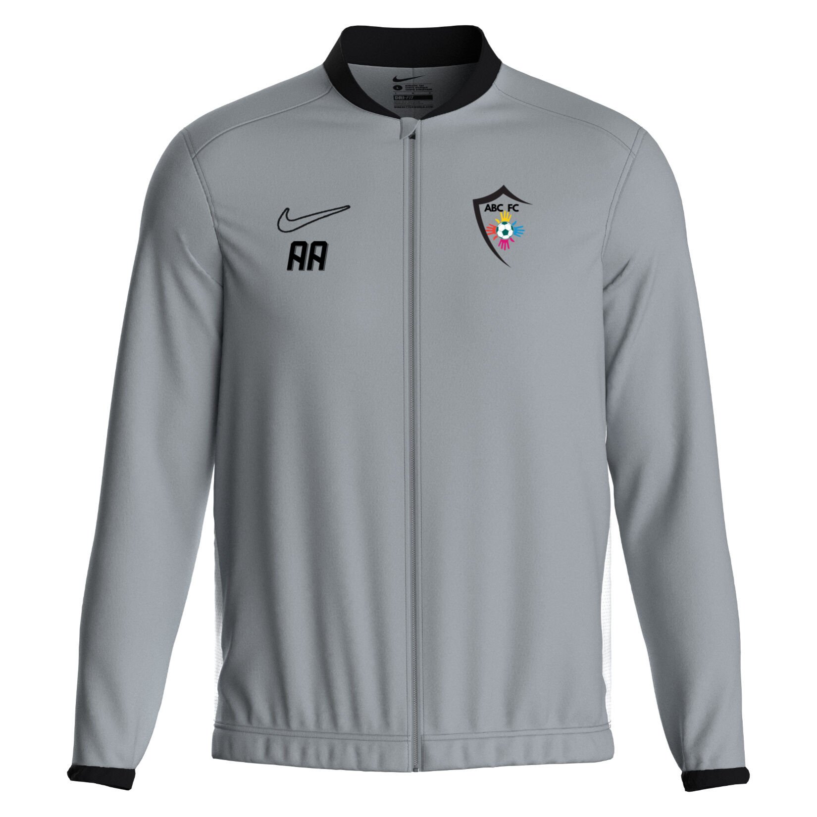 Nike Dri-FIT Academy 25 Woven Track Jacket - Wolf Grey/Black/White