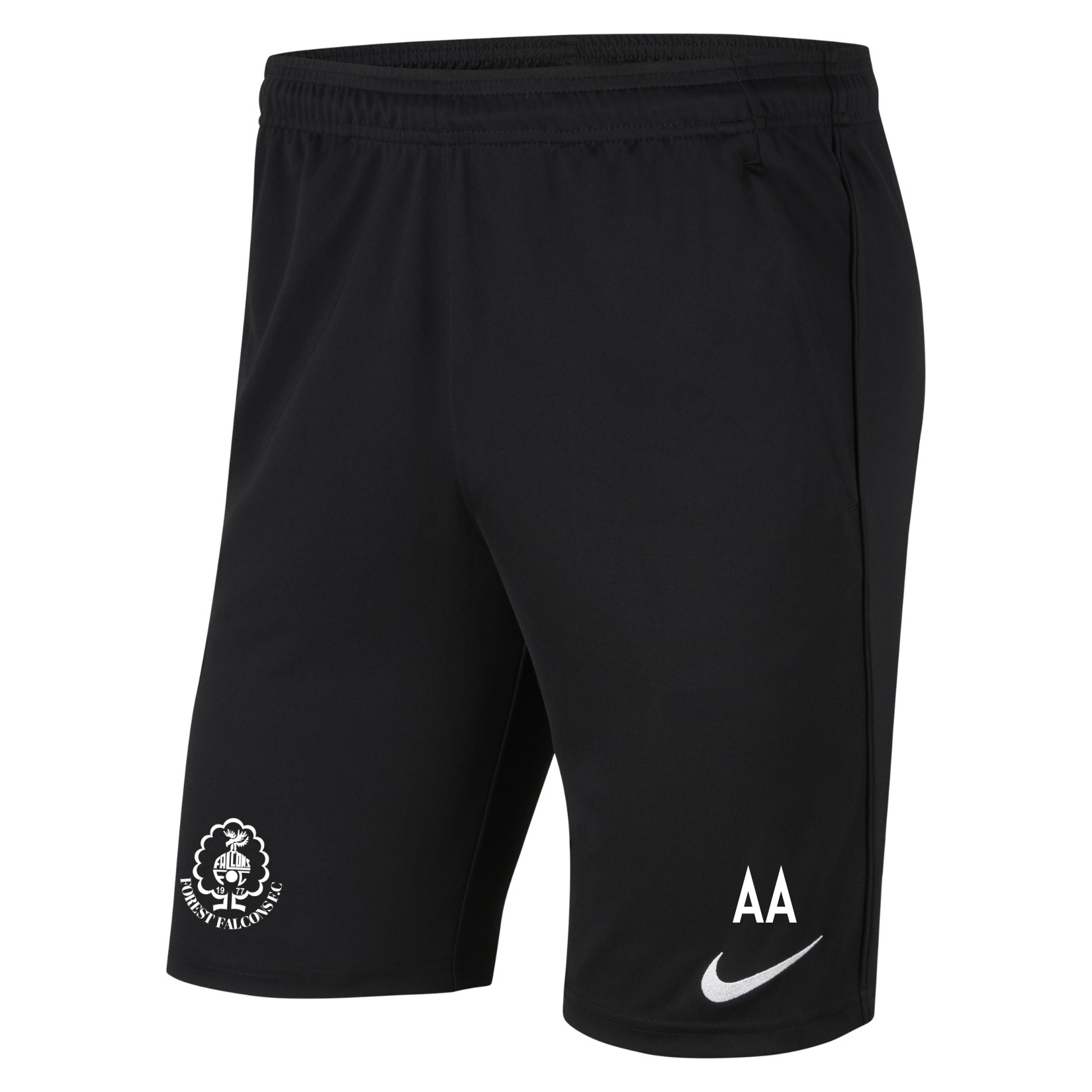 Nike Park 20 Pocketed Shorts (M) - Black/Black/White