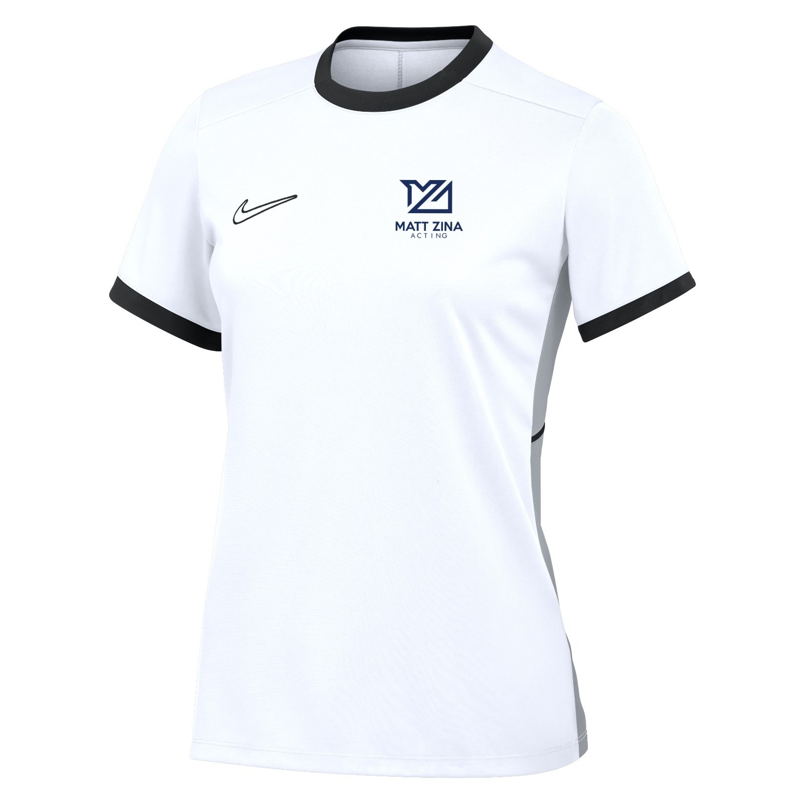 Nike Academy 25 Short-Sleeve Training Top (W) - White/Black/Black