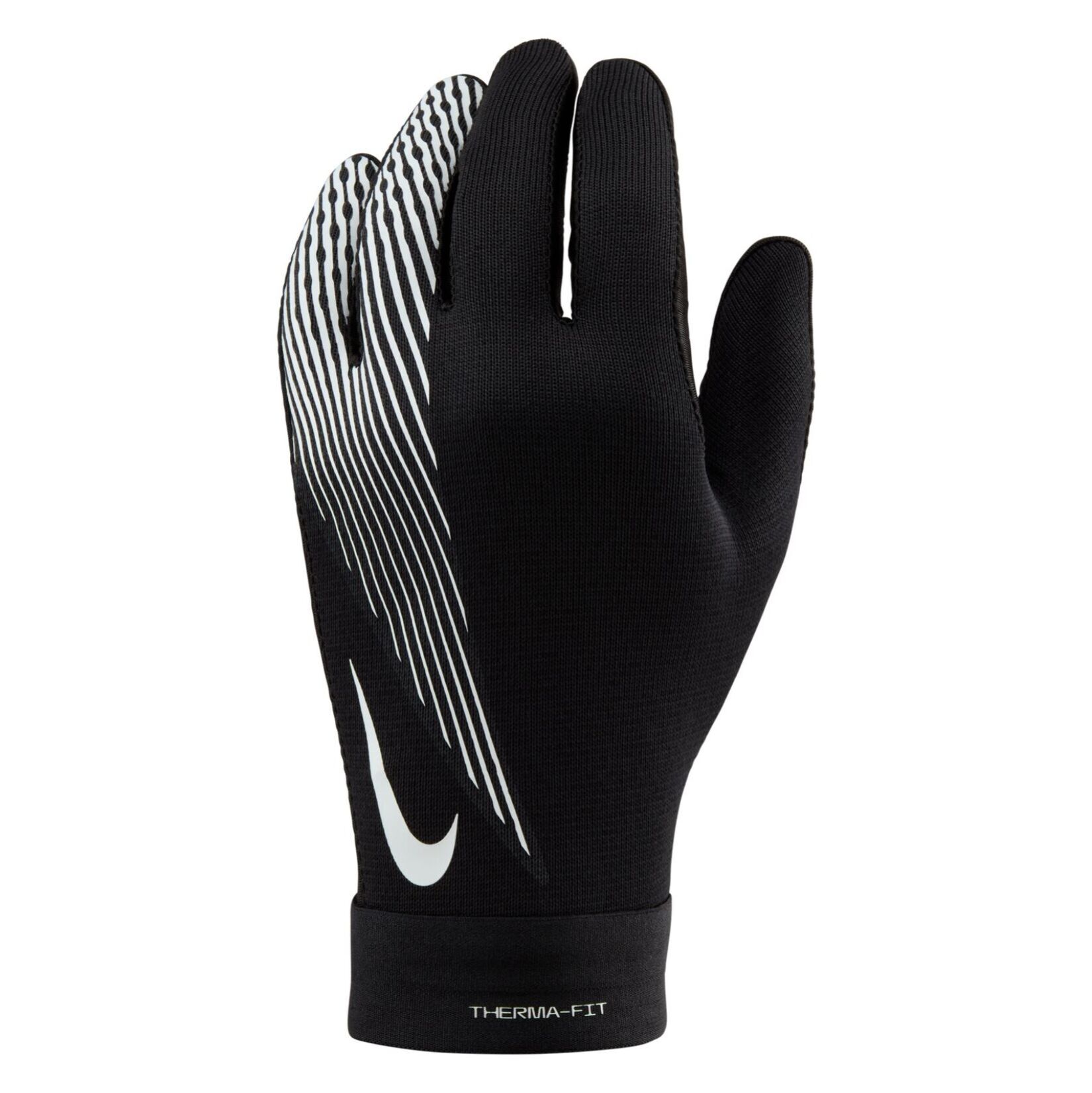 Nike Academy Field Therma-FIT Player Gloves - Black/Black/White
