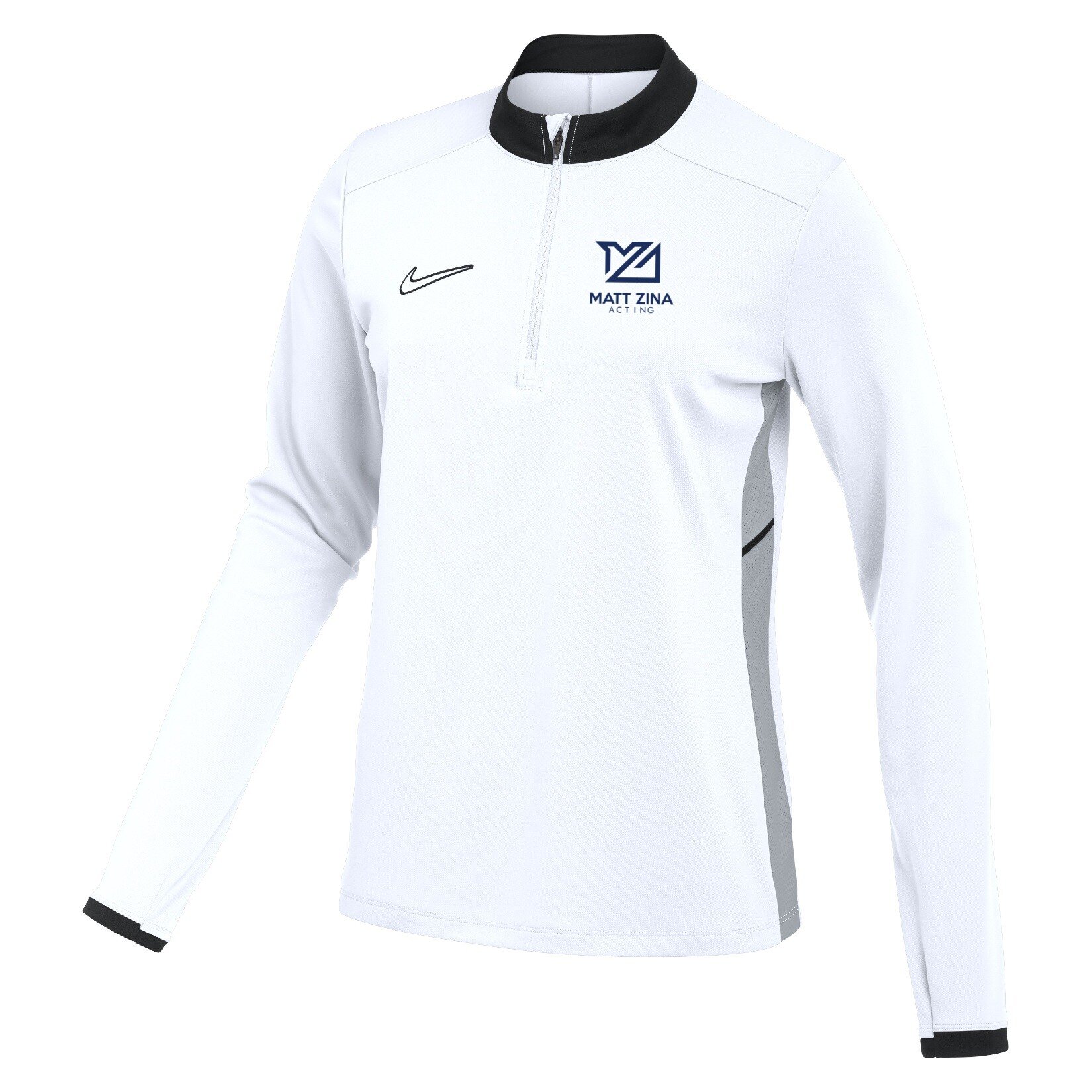 Nike Dri-FIT Academy 25 Drill Top (W) - White/Black/Black