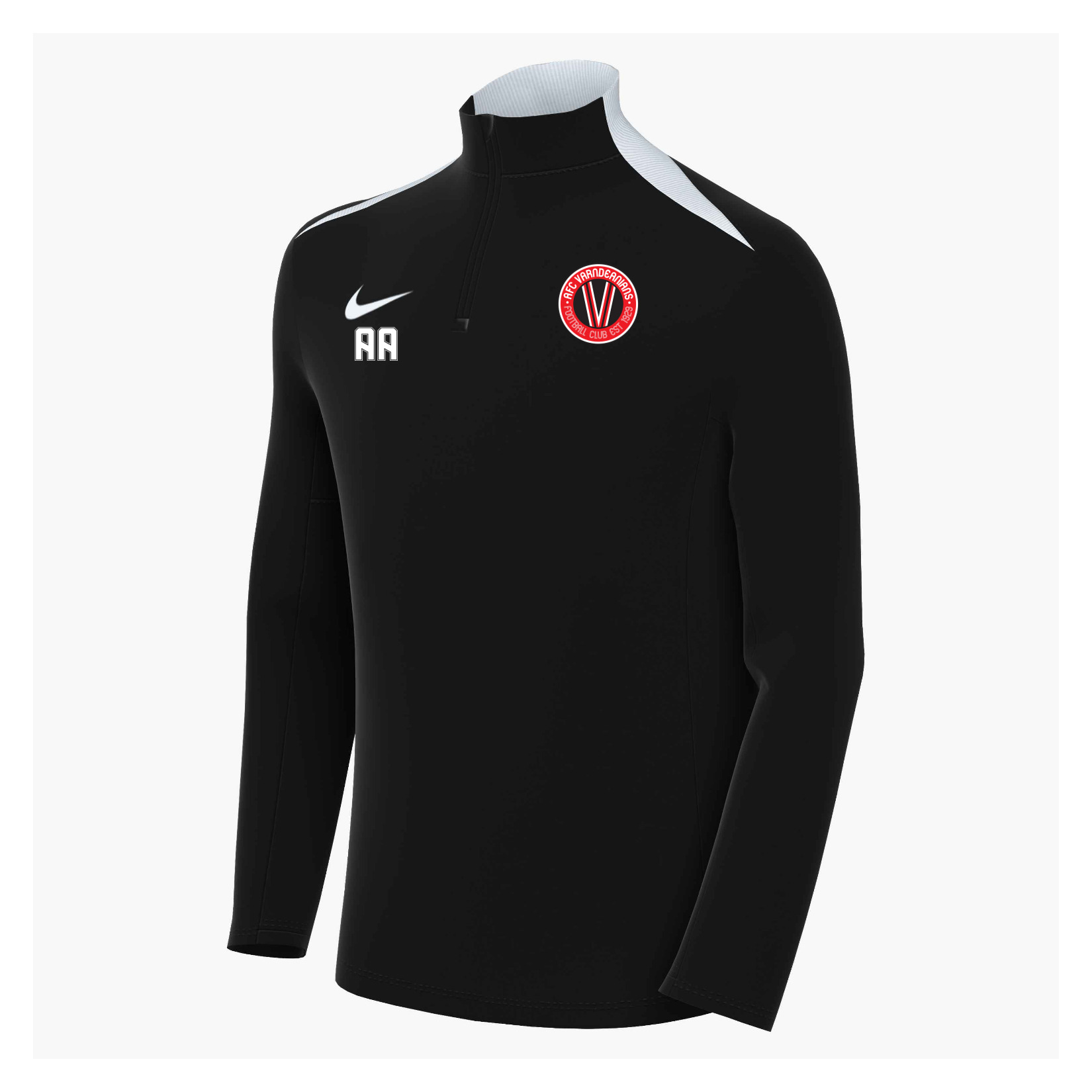 Nike Academy Pro 24 Dri-FIT Drill Top - BLACK/BLACK/WHITE/WHITE