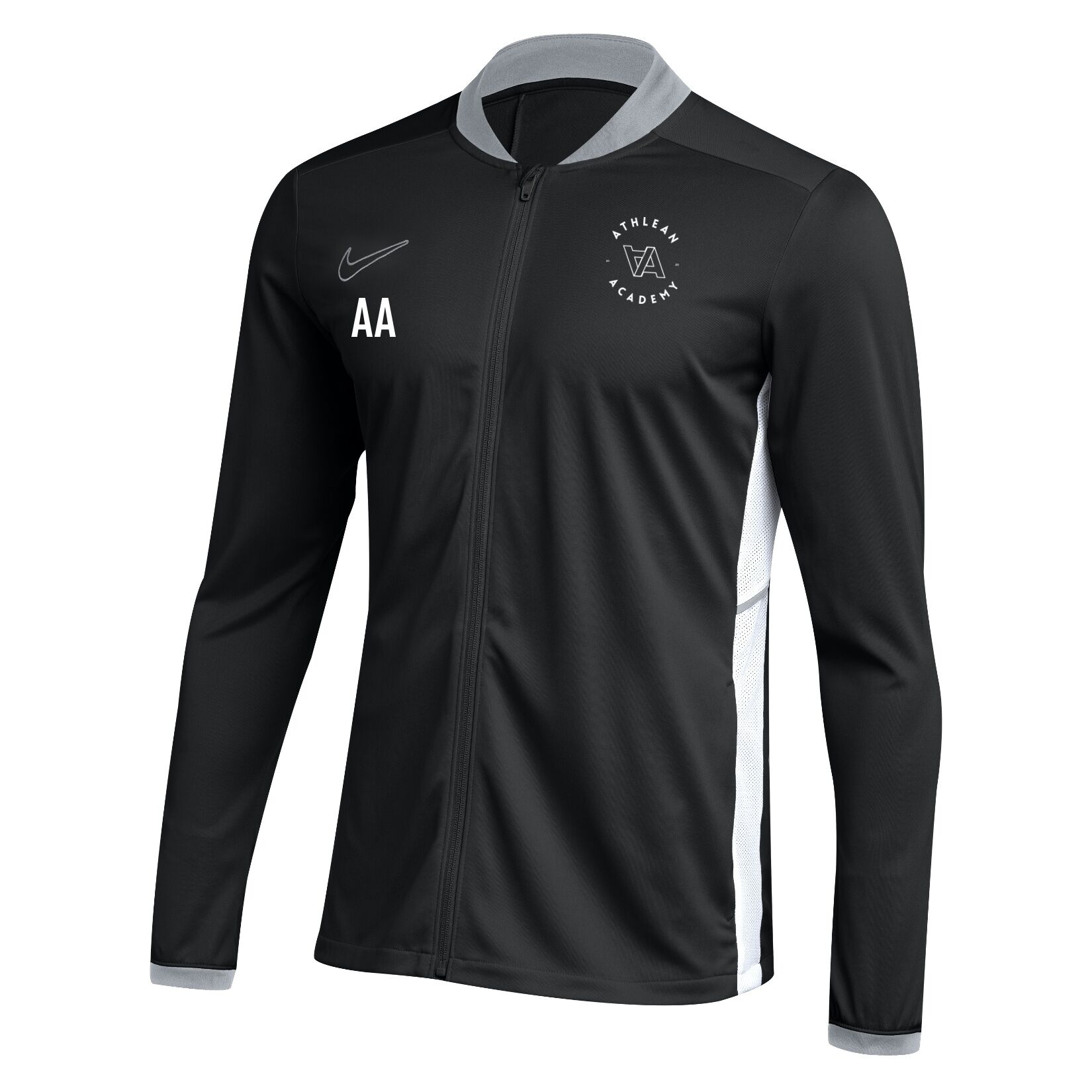 Nike Dri-FIT Academy 25 Knit Track Jacket (W) - Black/White/White