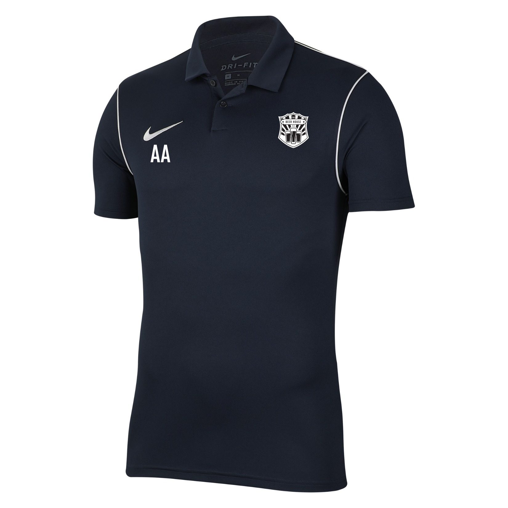 Nike Dri-FIT Park 20 Polo - Obsidian/White/White
