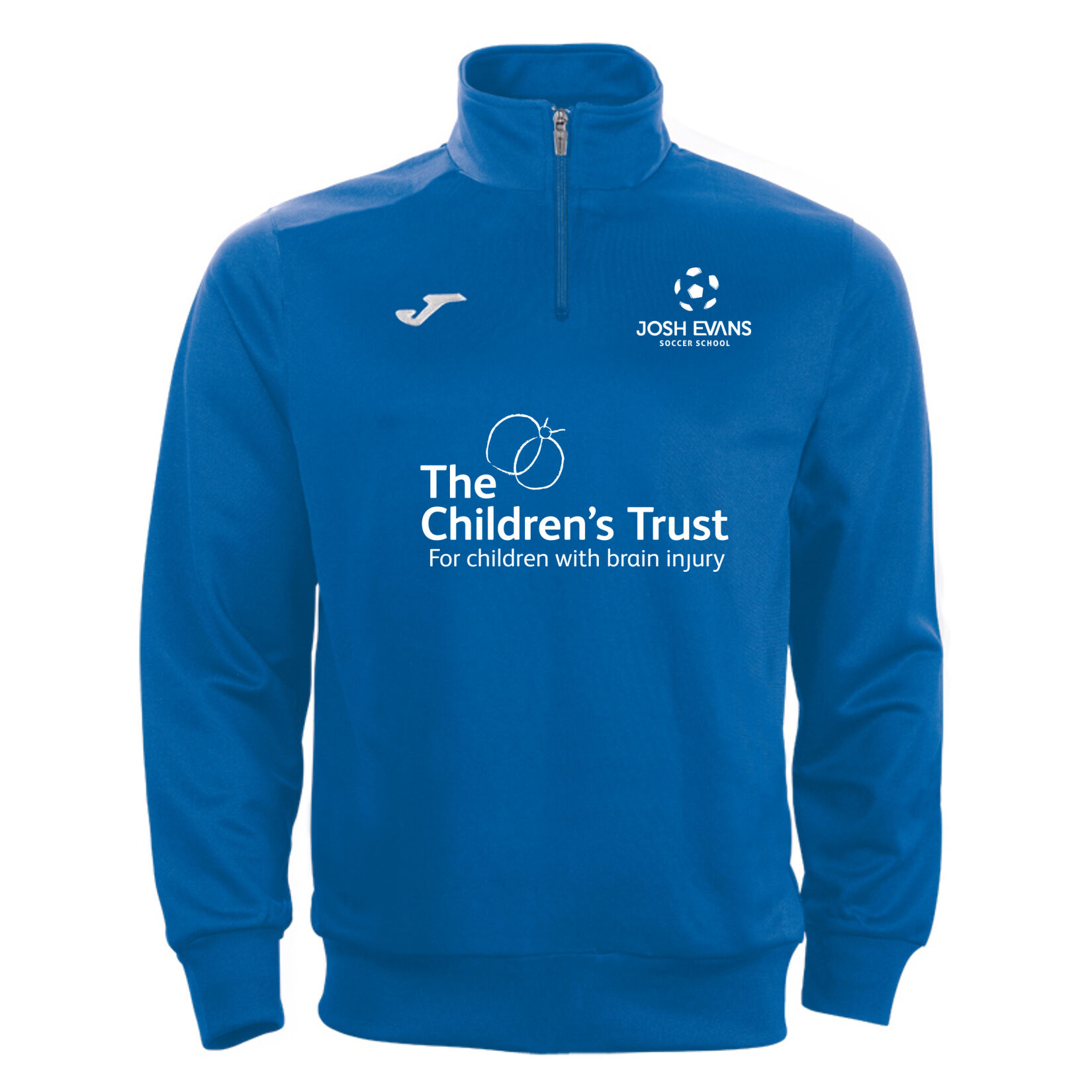 Joma Faraon 1/4 Zip Sweatshirt - Royal/White