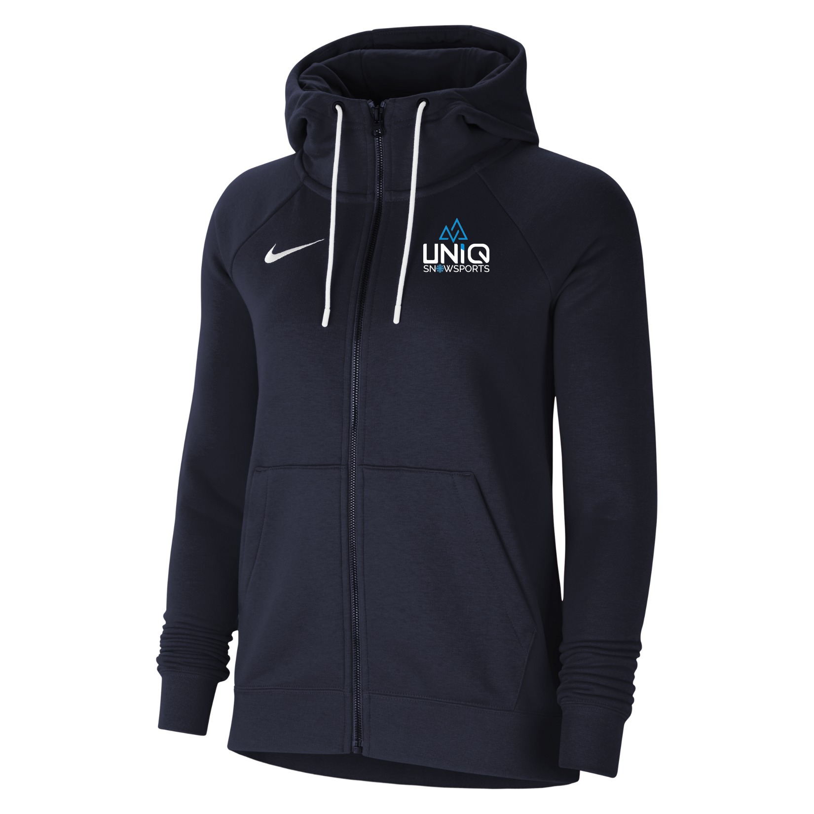 Nike Team Club 20 Full-Zip Hoodie (W) - Obsidian/White/White