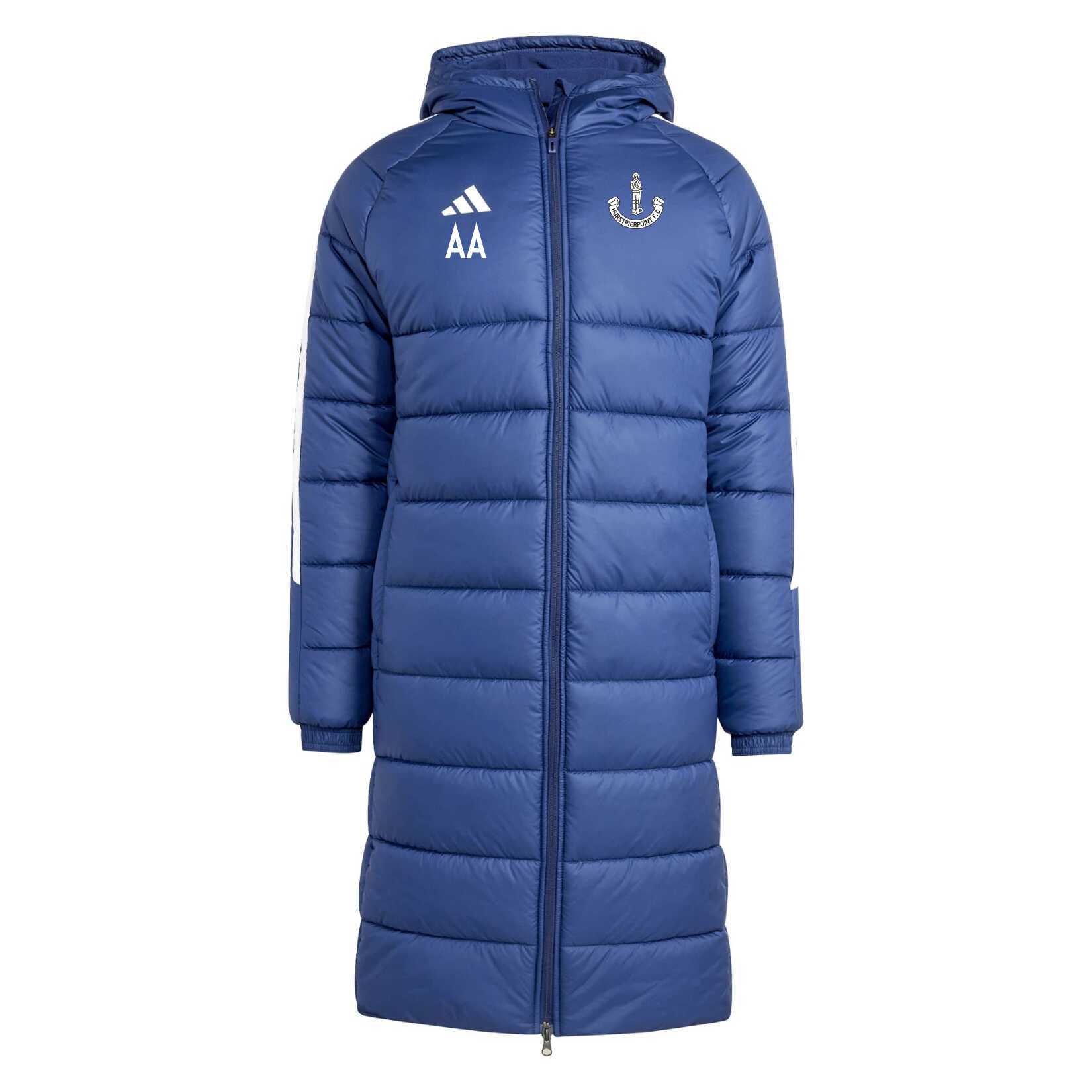 adidas Tiro 24 Long Coat - Team Navy Blue/White